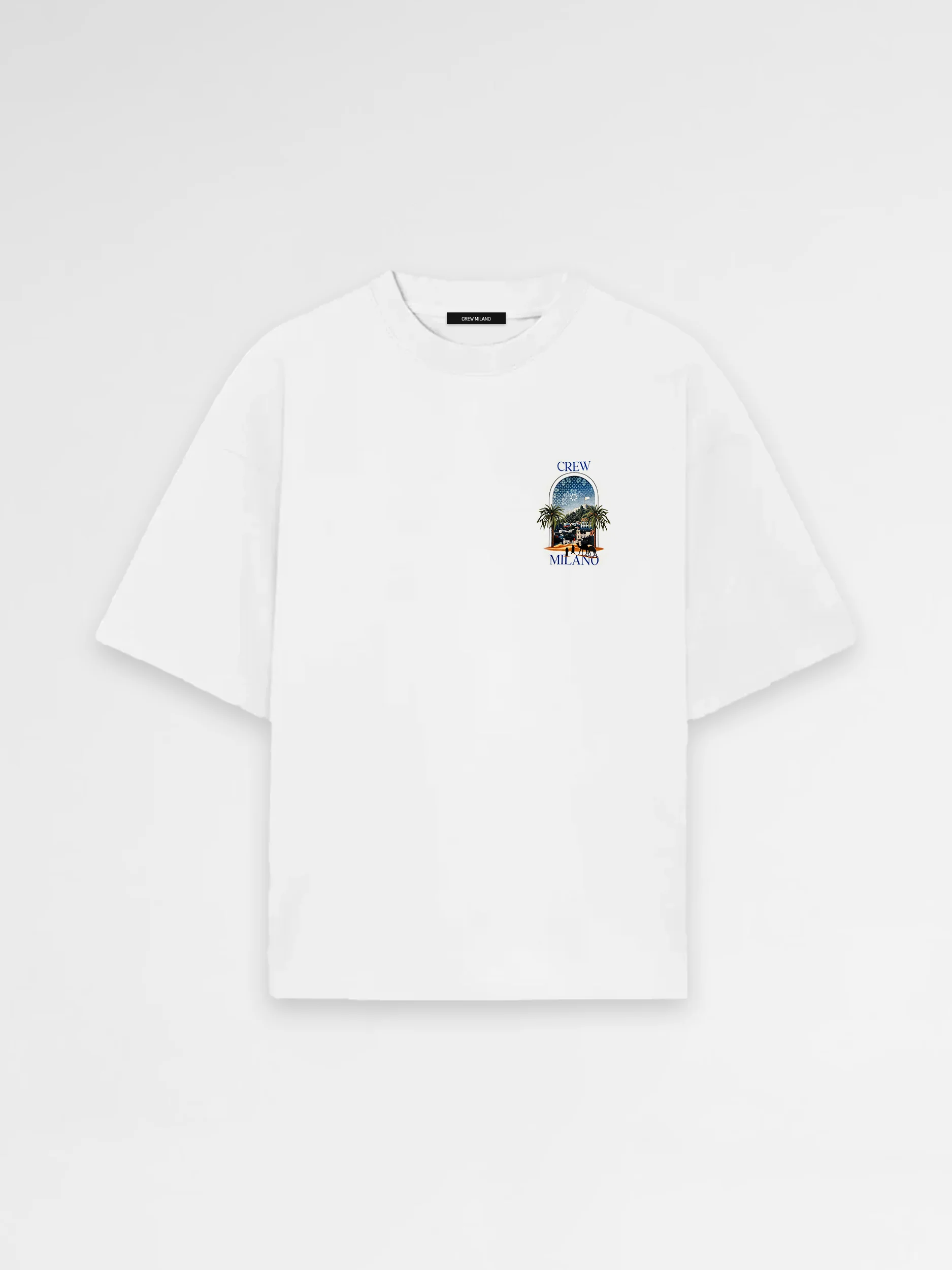 CREW Milano Oversized T-Shirt Logo Print - Image 5