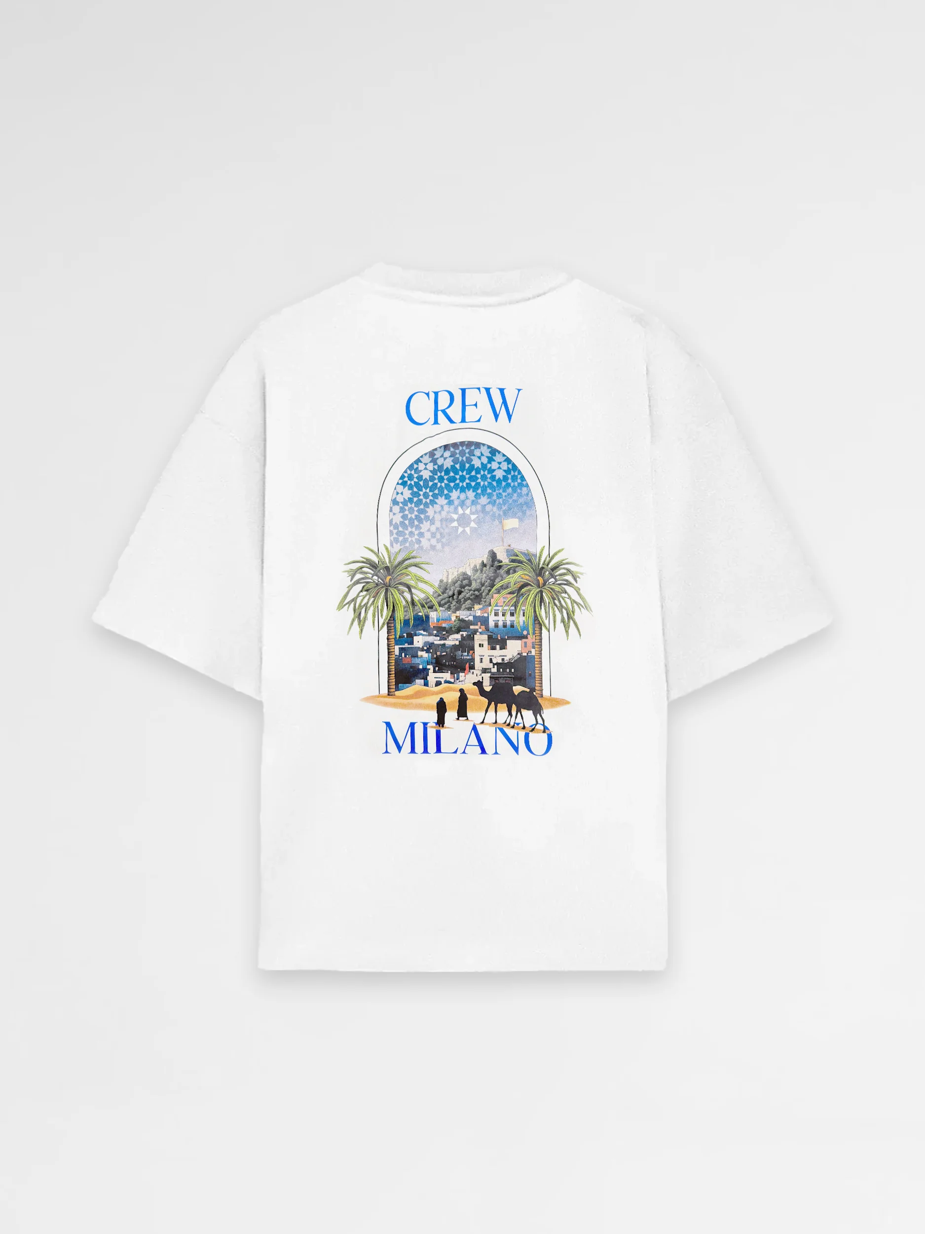 CREW Milano Oversized T-Shirt Logo Print - Image 6