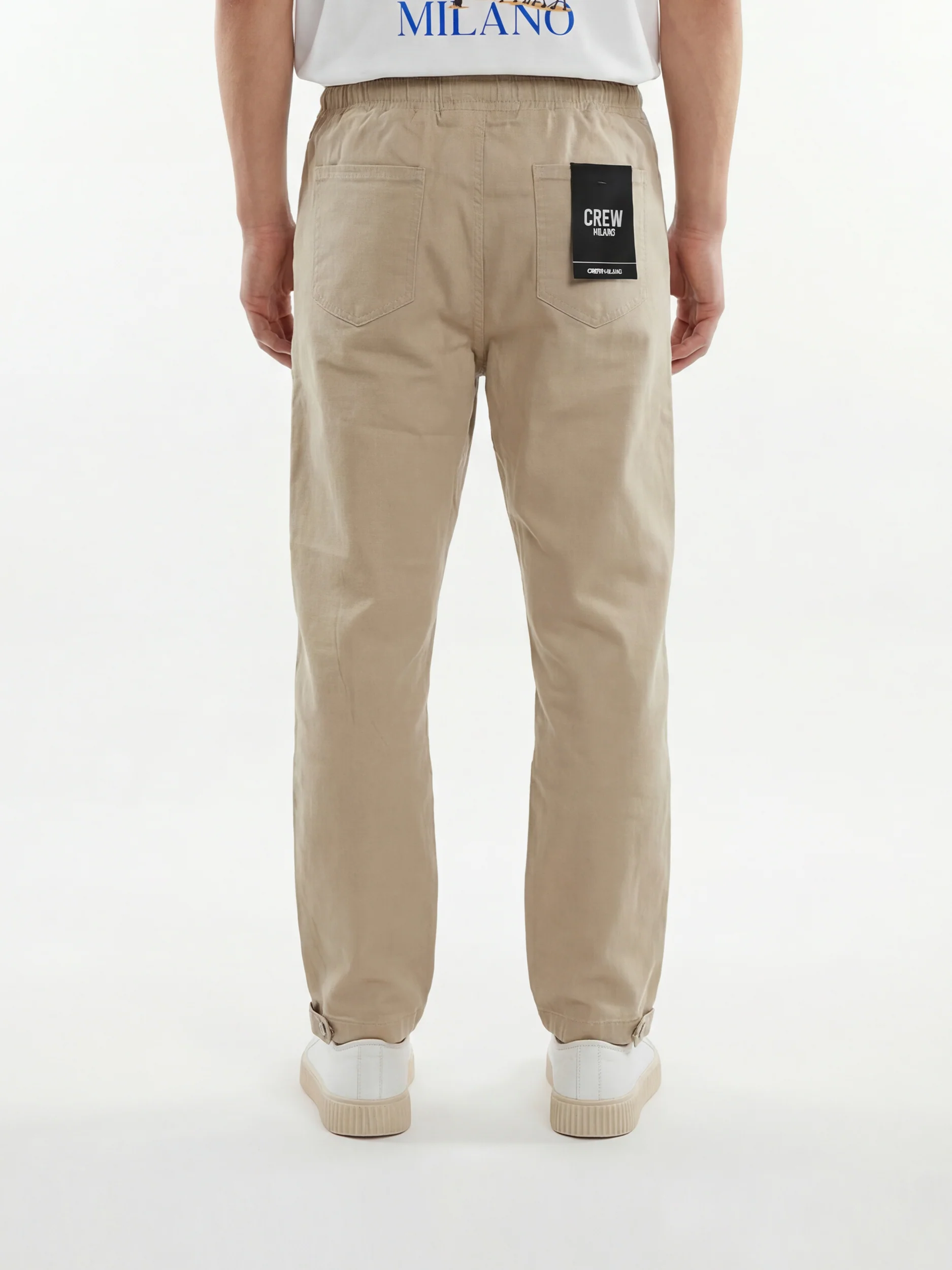 CREW MILANO Pants Jeans Beige - Image 2