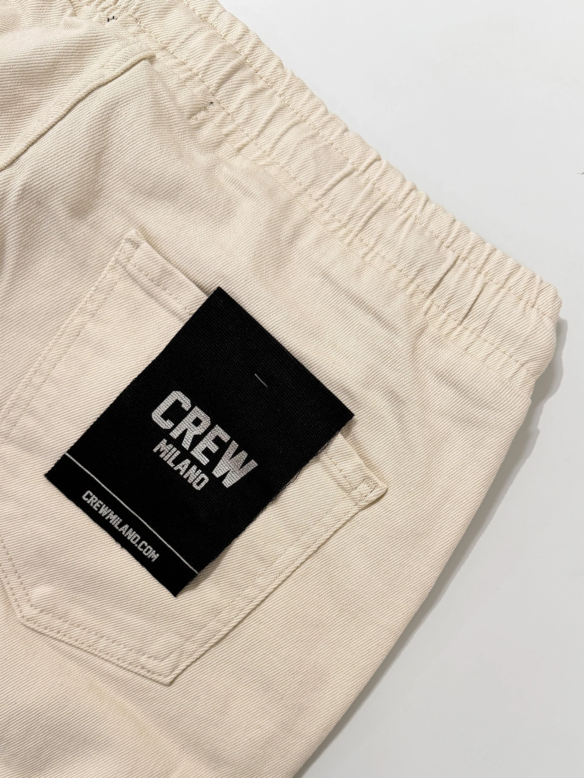 CREW MILANO Pants Jeans Beige - Image 7