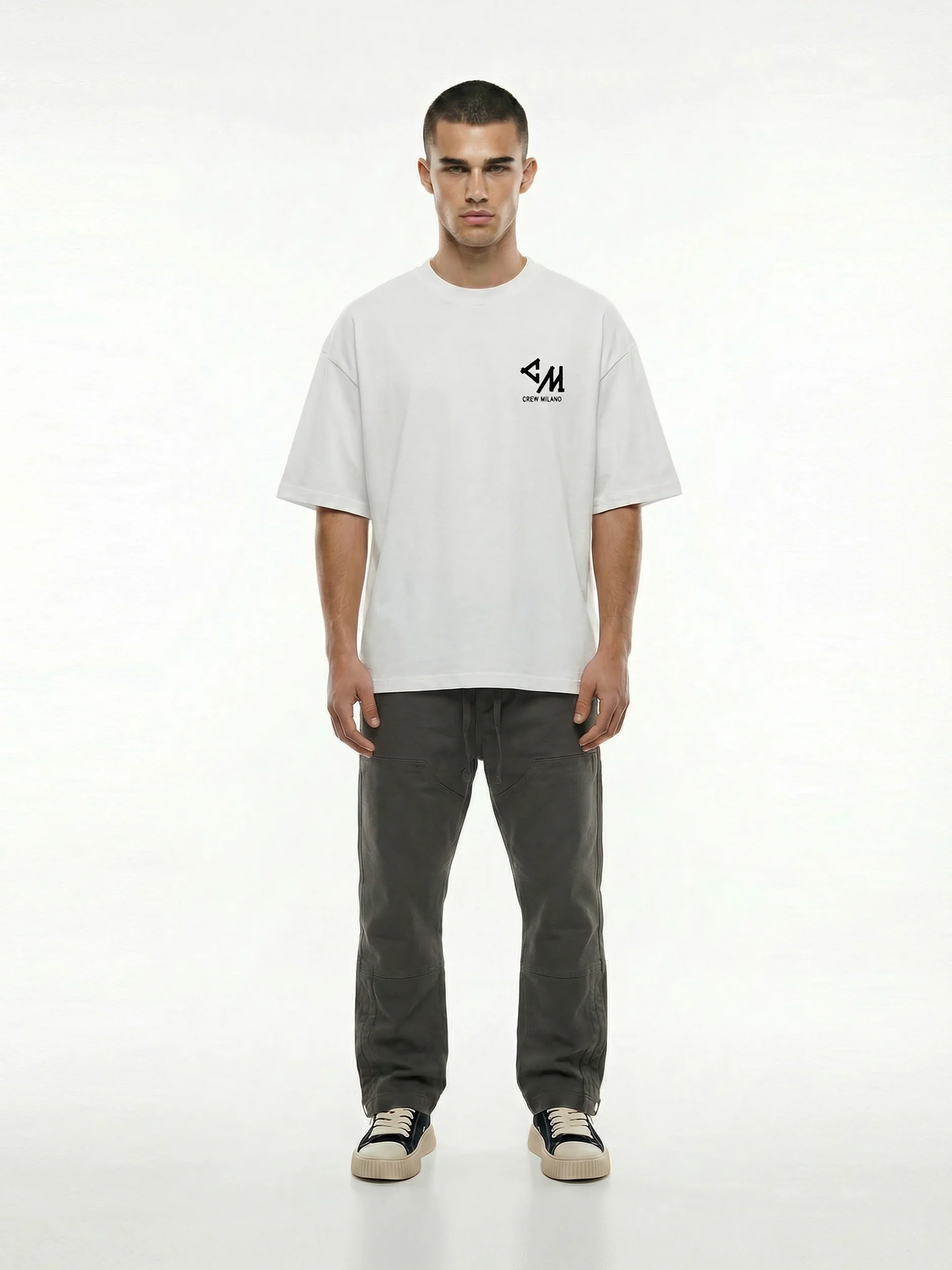 CREW MILANO Pants Jeans D.Khaki - Image 3