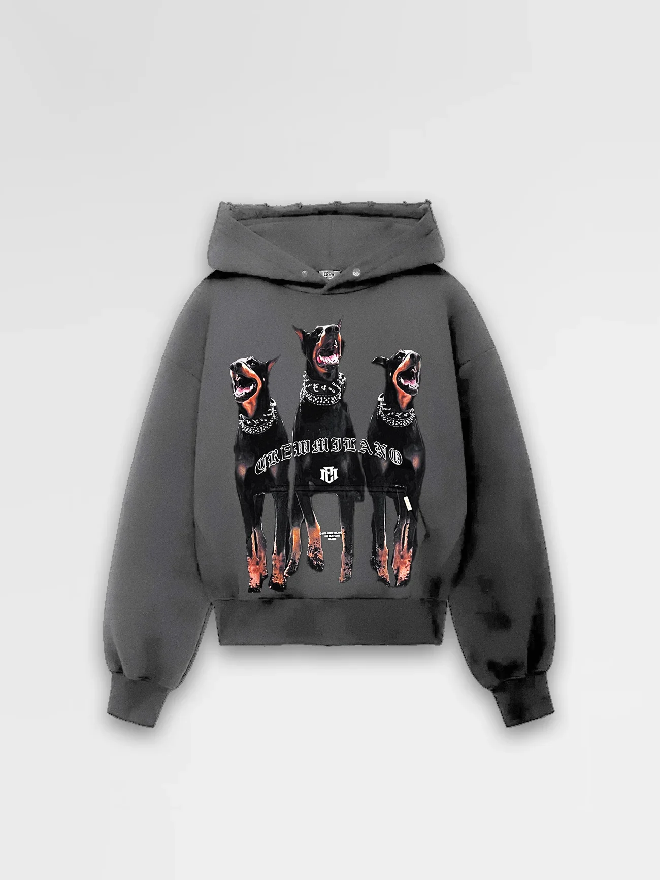 CREW MILANO Relax Logo Hoodie