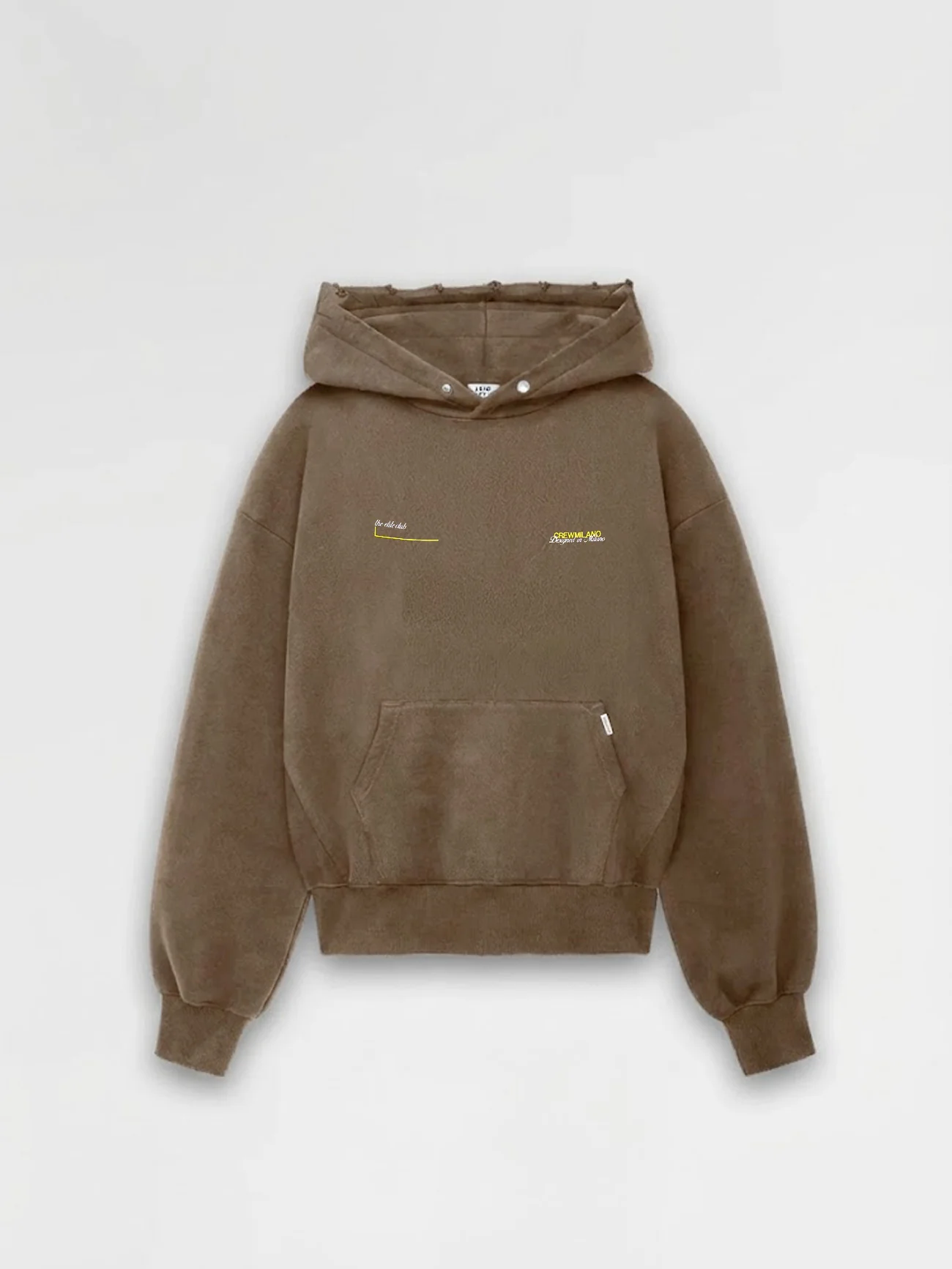 CREW MILANO Relax Logo Hoodie - Image 2