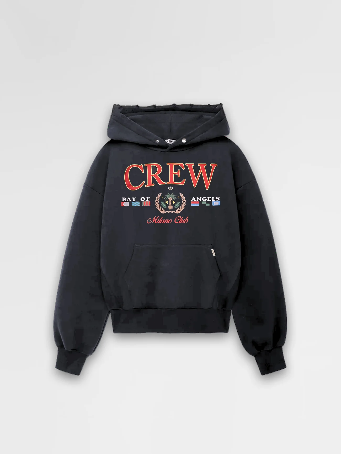 CREW MILANO Relax Logo Hoodie - Image 4