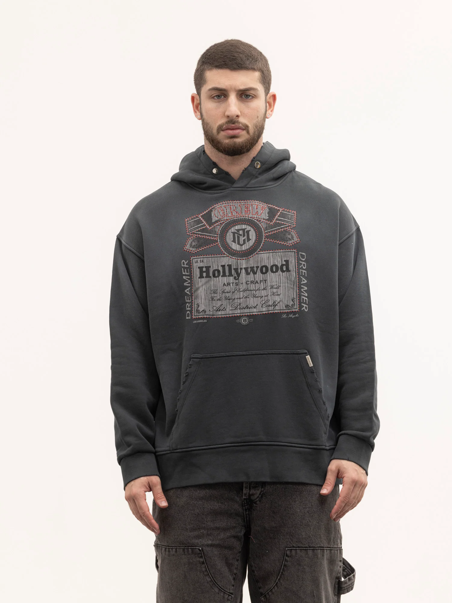 CREW MILANO Relax Logo Hoodie