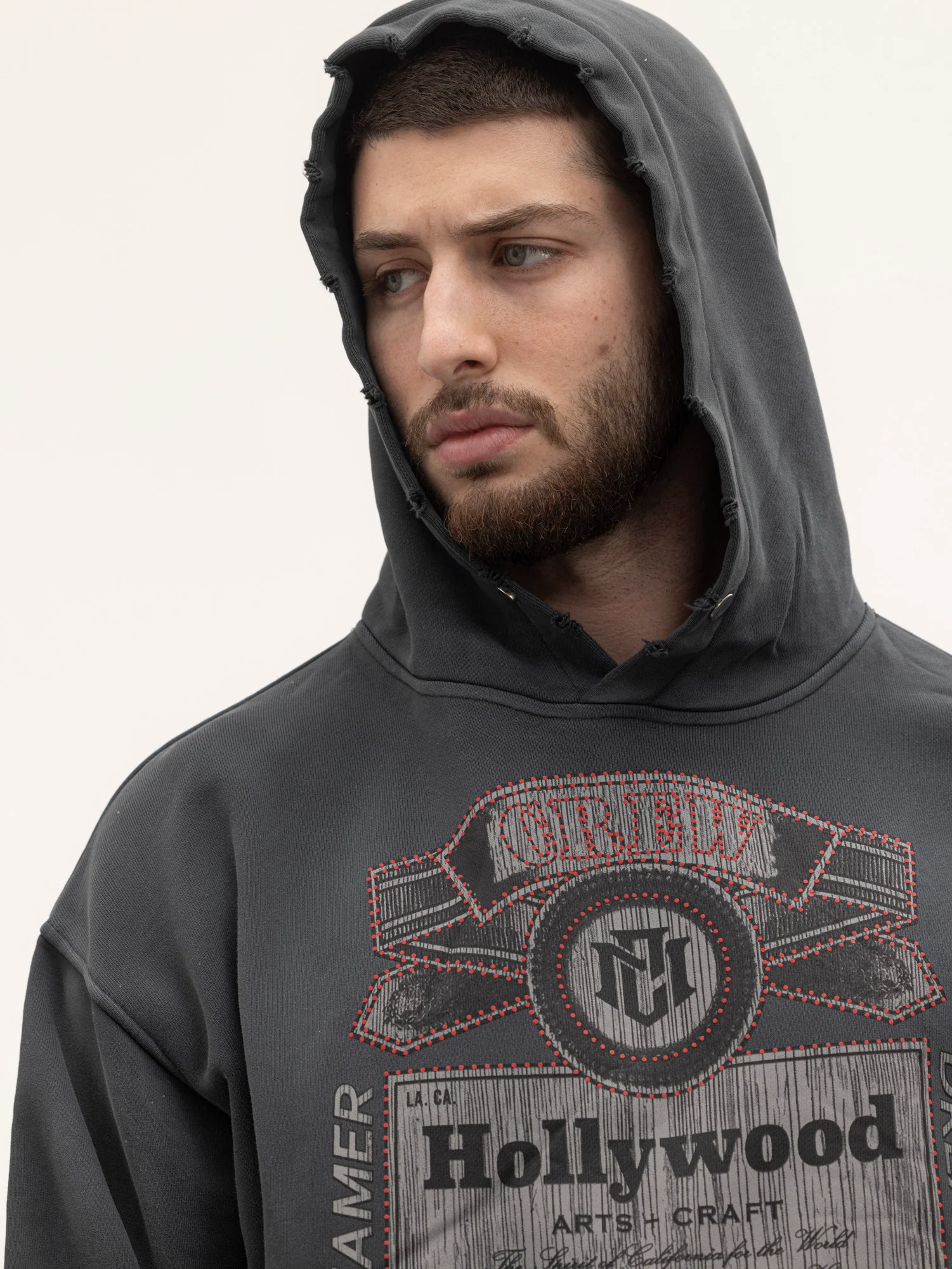CREW MILANO Relax Logo Hoodie - Image 2