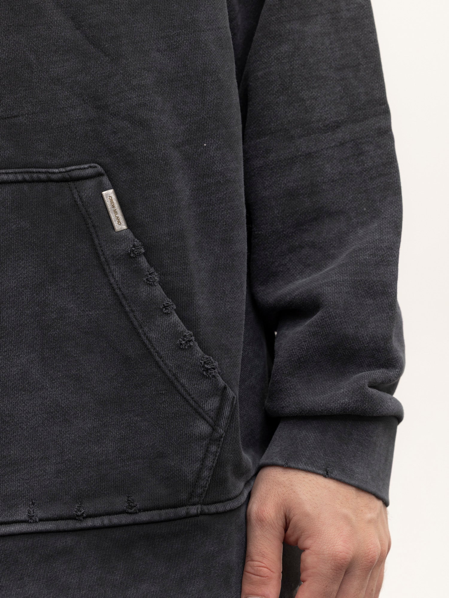 CREW MILANO Relax Logo Hoodie - Image 5