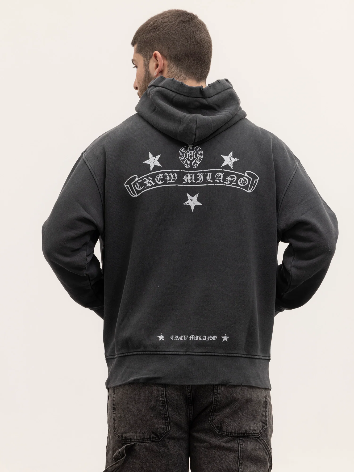 CREW MILANO Relax Logo Hoodie