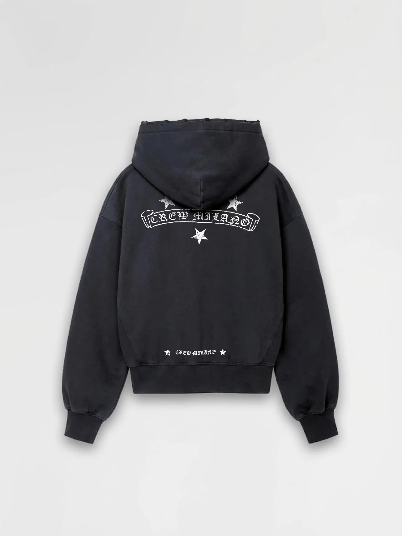 CREW MILANO Relax Logo Hoodie - Image 6