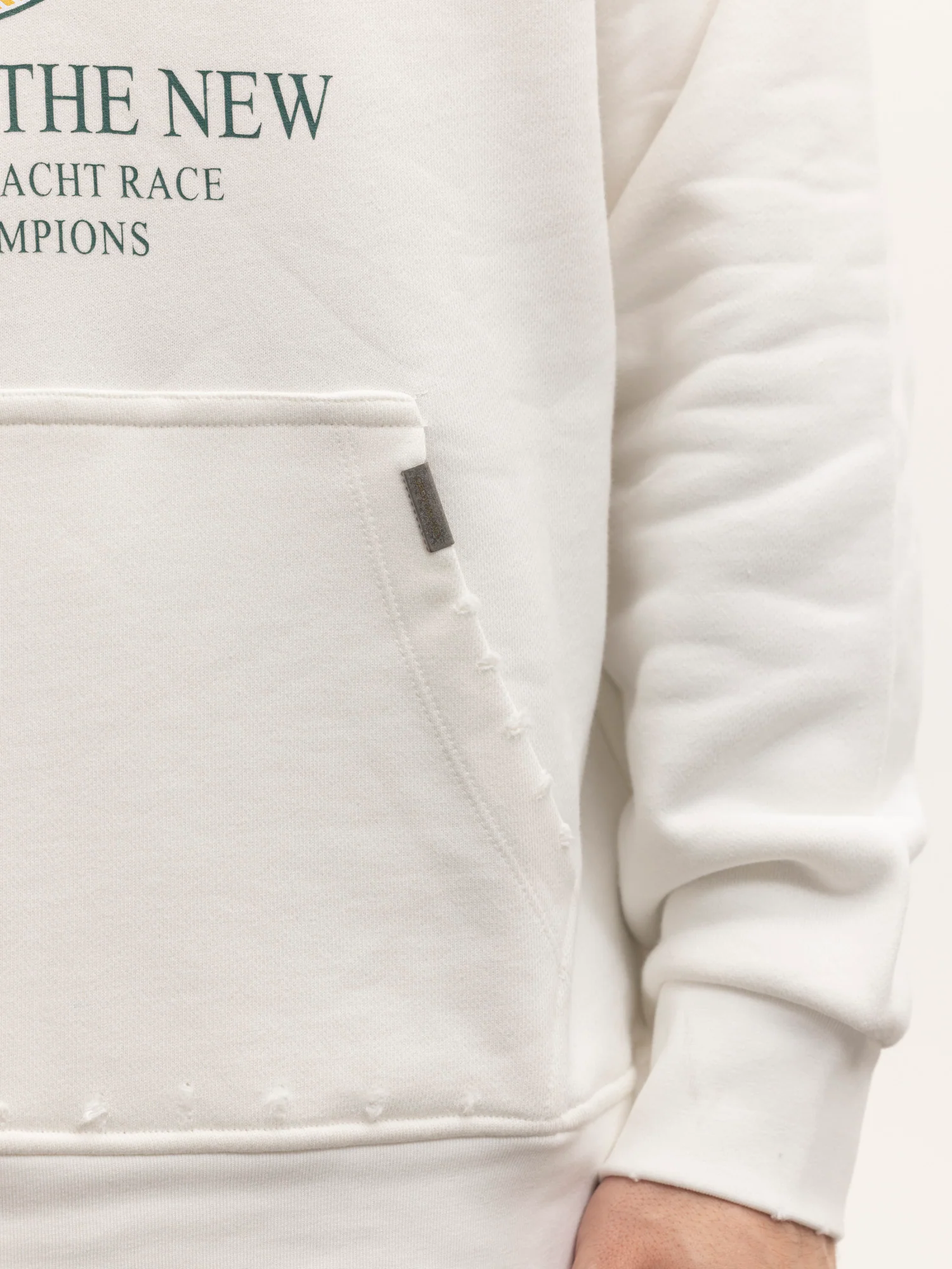 CREW MILANO Relax Logo Hoodie - Image 3