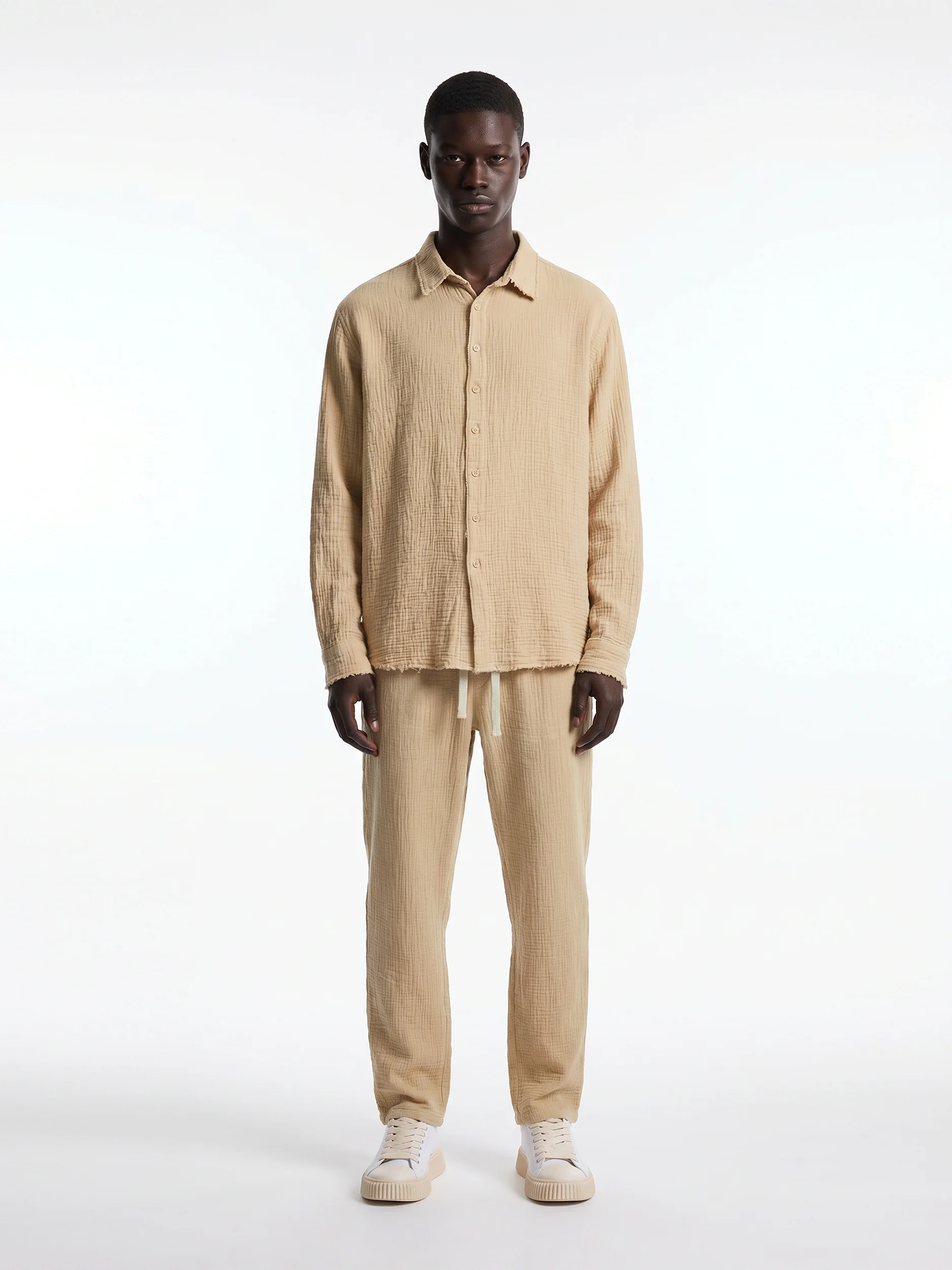 CREW Milano "Rhodes" Tetra Set Shirt/Pants Camel