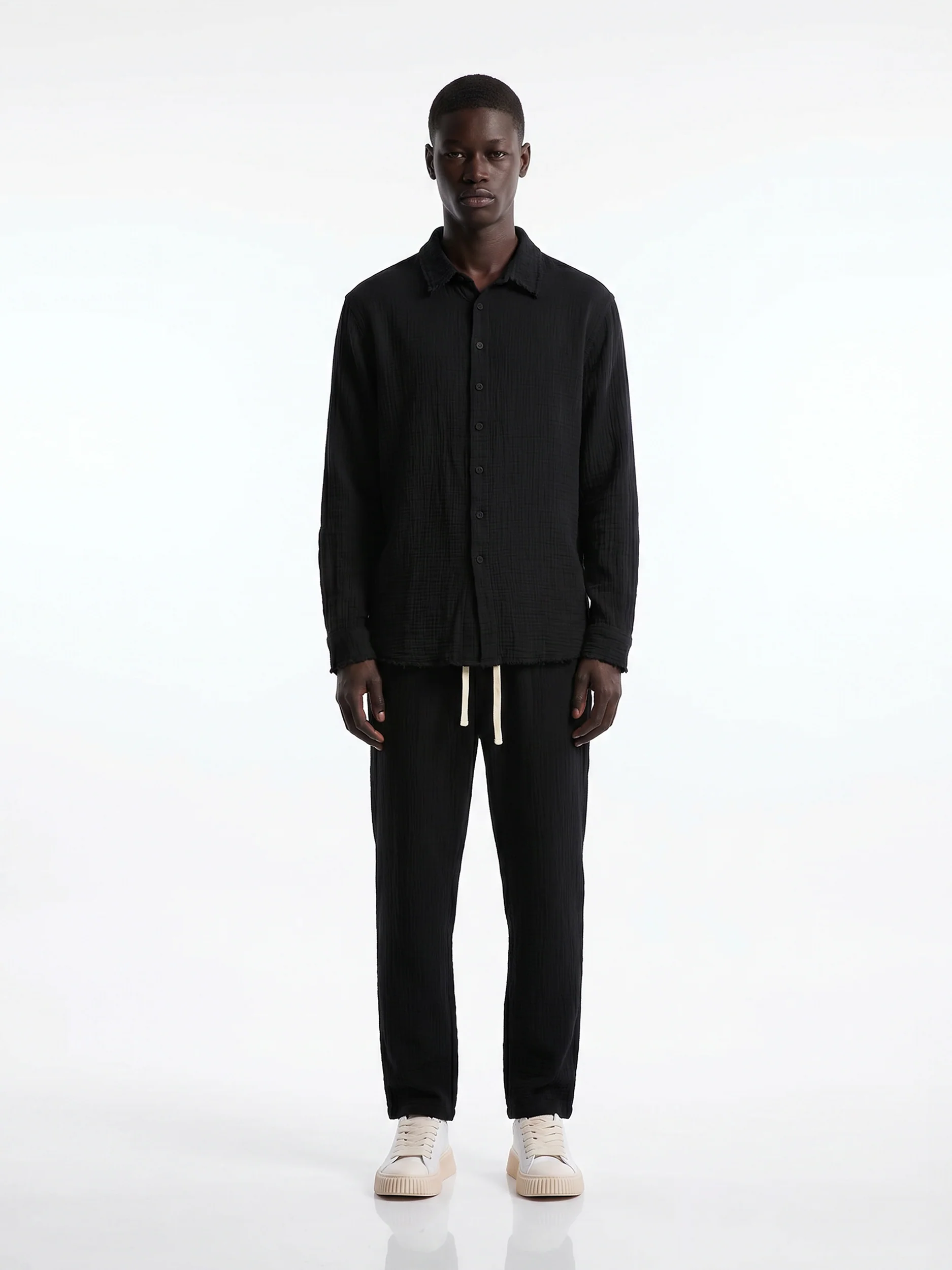 CREW Milano "Rhodes" Tetra Set Shirt/Pants Black