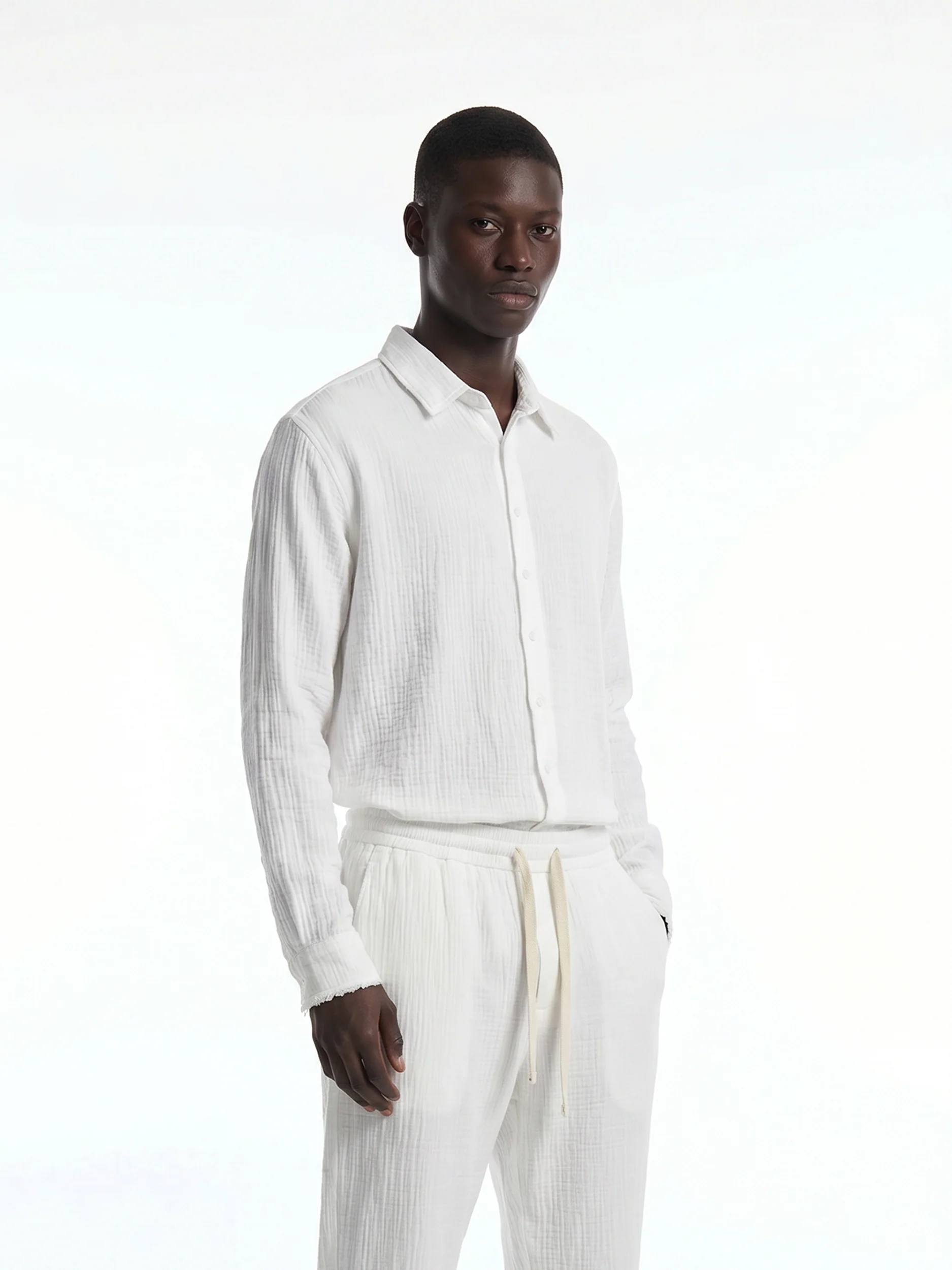 CREW Milano "Rhodes" Tetra Set Shirt/Pants White - Image 2