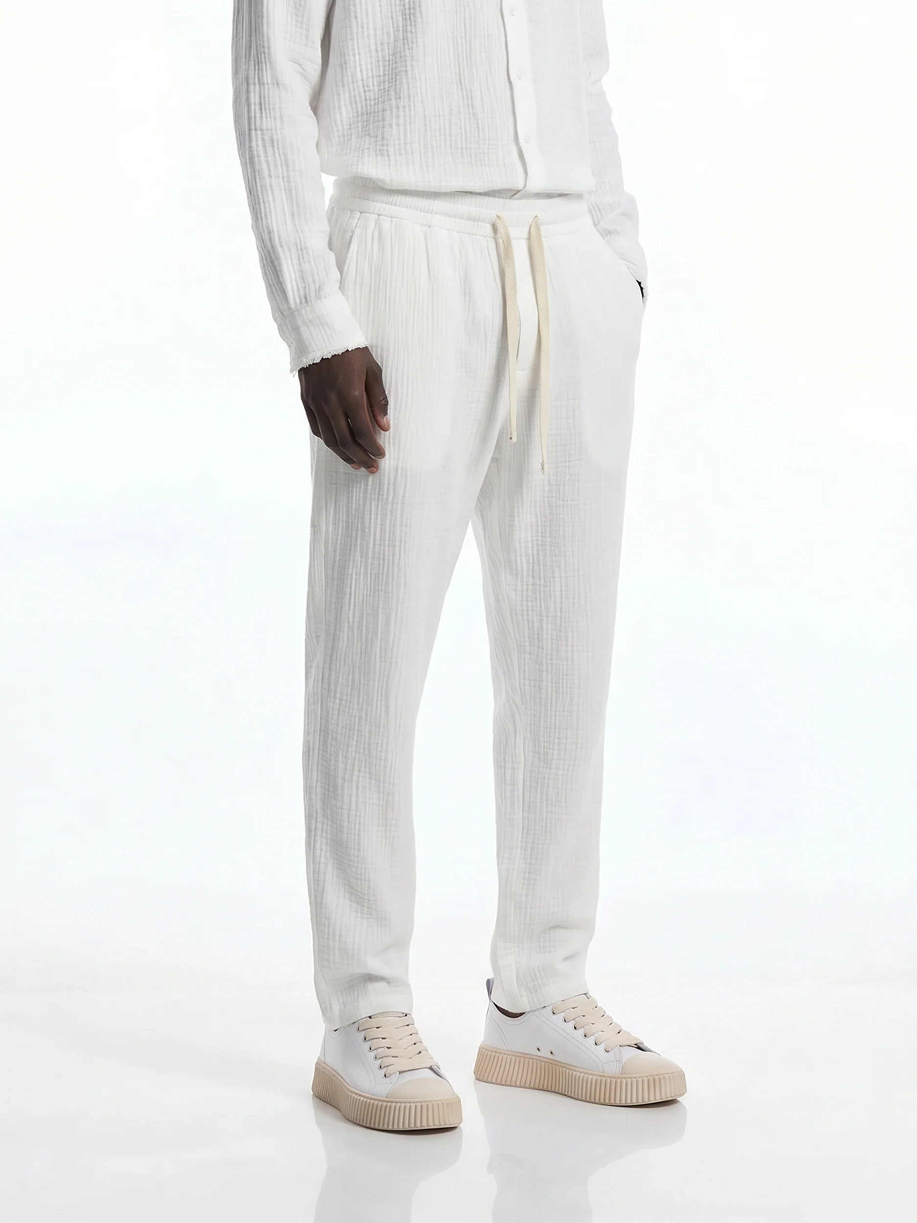 CREW Milano "Rhodes" Tetra Set Shirt/Pants White - Image 3