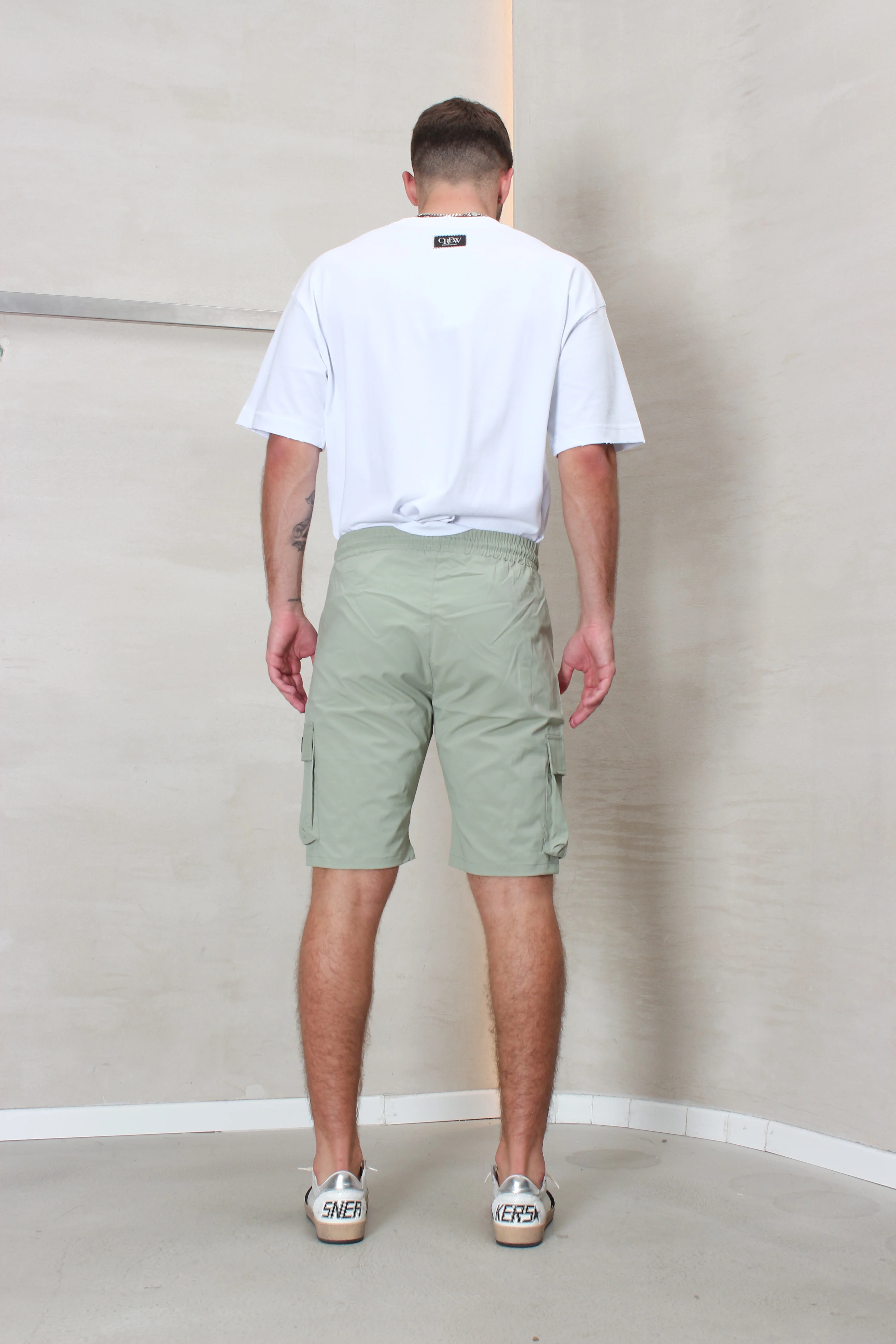 CREW Milano Short Cargo Pants Zipper Long Pocket - Image 20