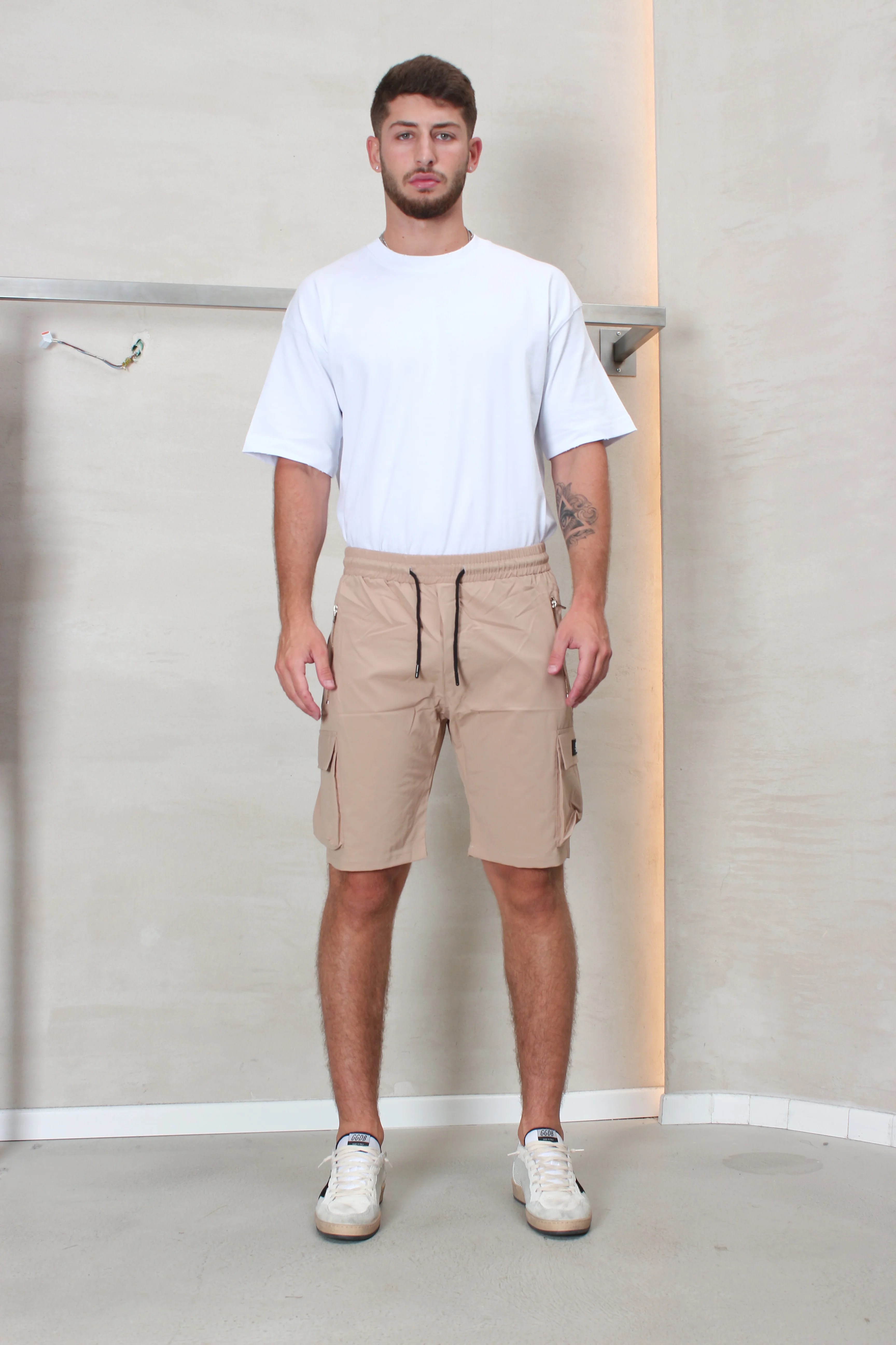 CREW Milano Short Cargo Pants Zipper Long Pocket - Image 28