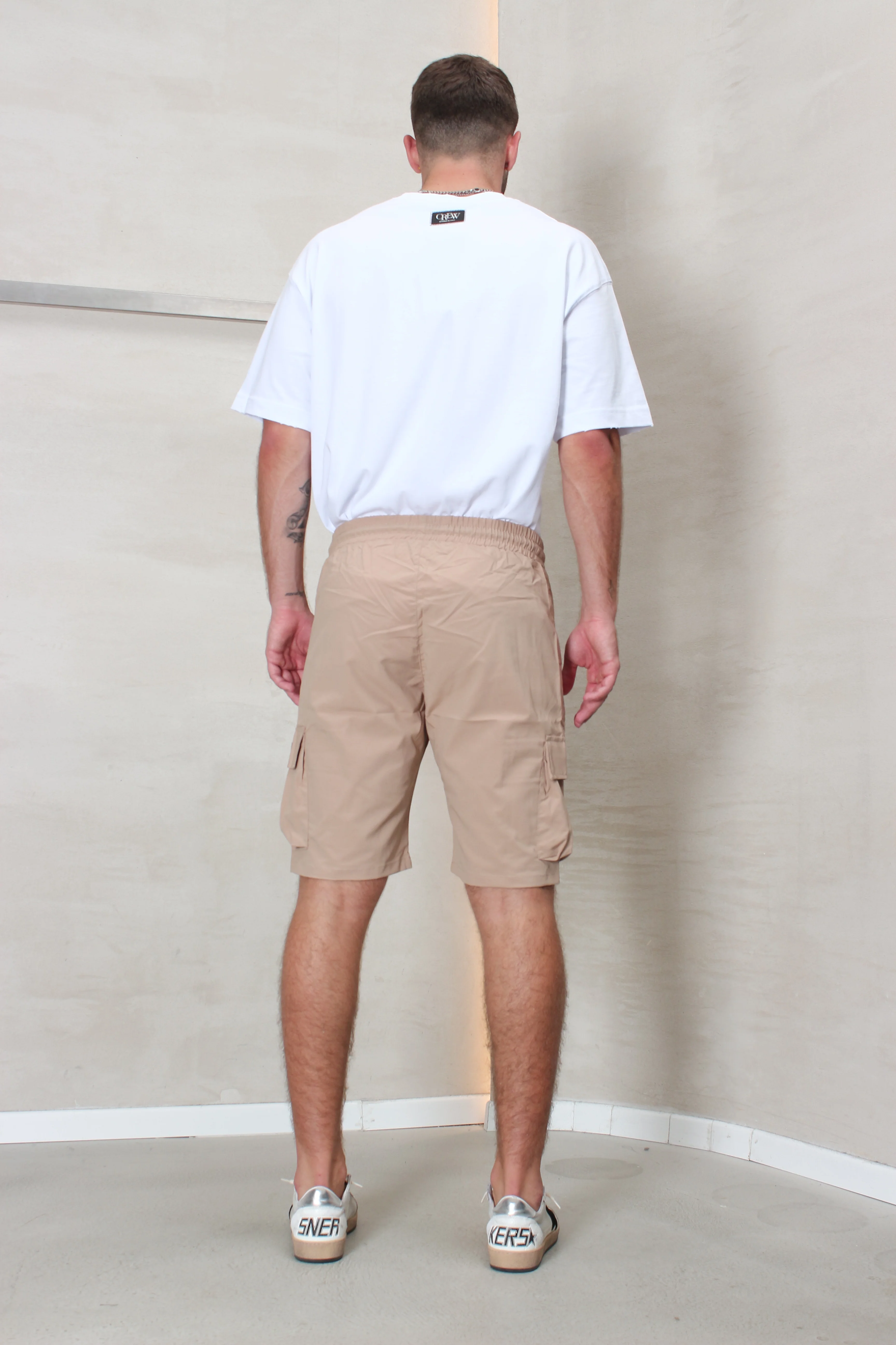 CREW Milano Short Cargo Pants Zipper Long Pocket - Image 30
