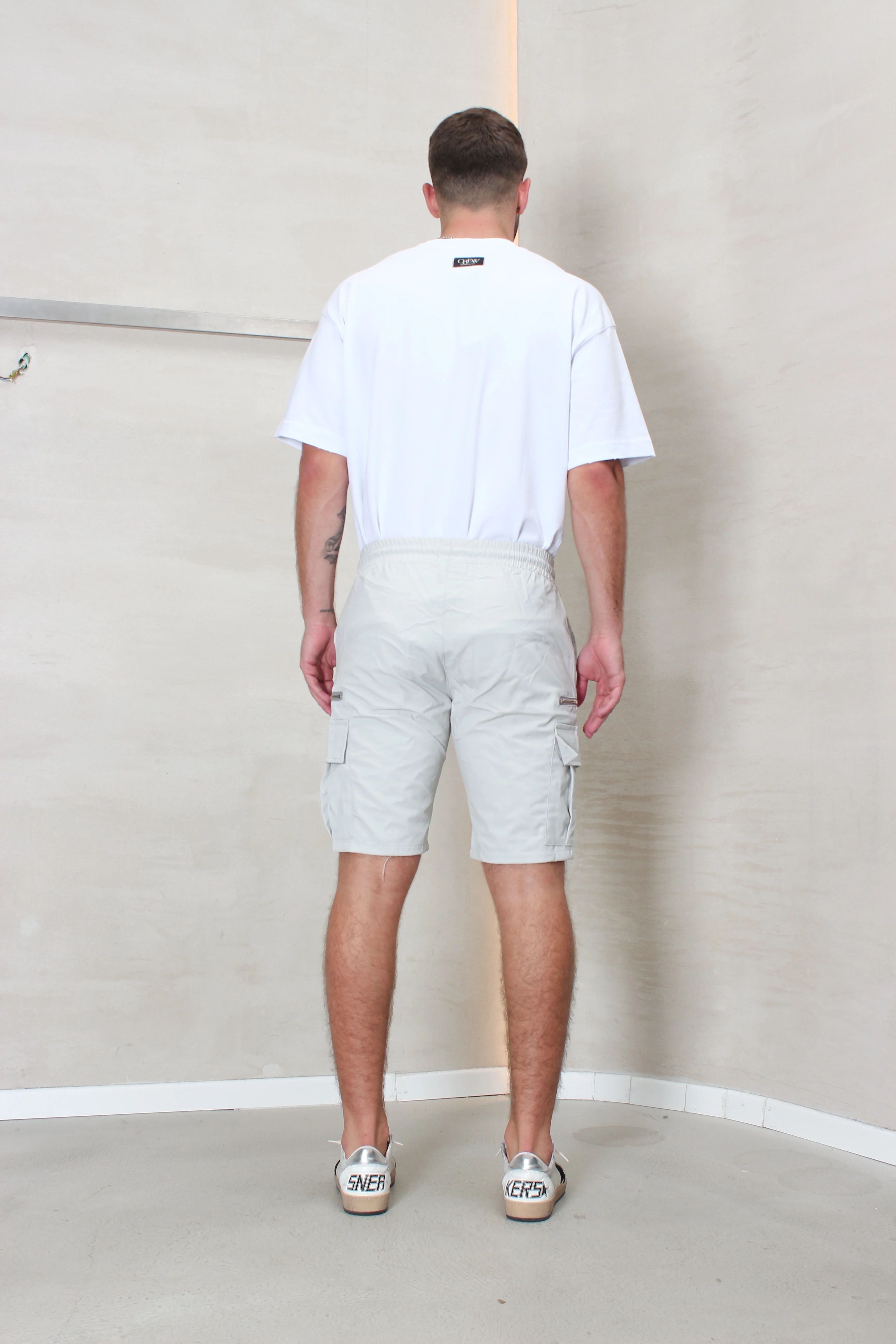 CREW Milano Short Cargo Pants Zipper Wide Pocket - Image 15