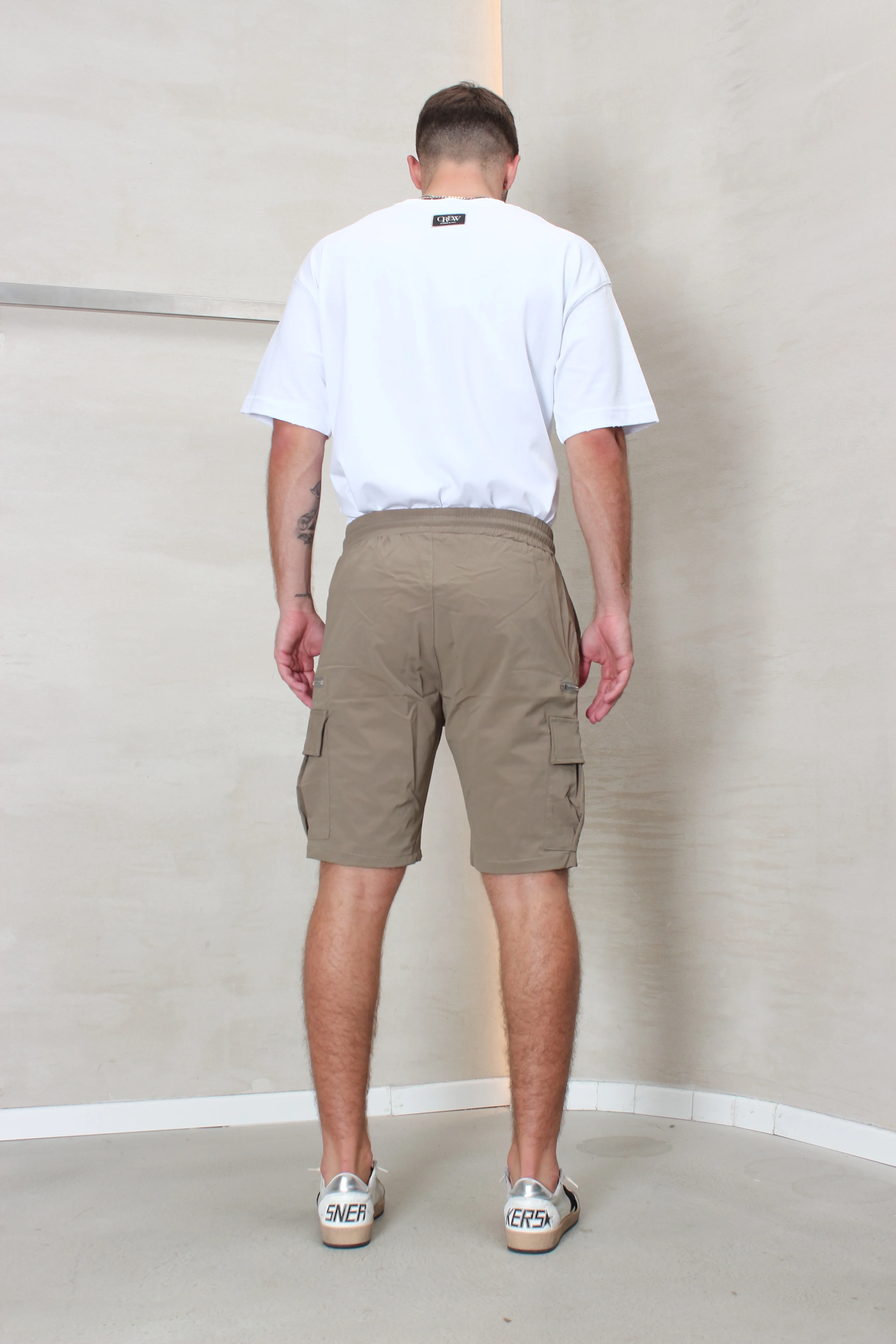 CREW Milano Short Cargo Pants Zipper Wide Pocket - Image 20