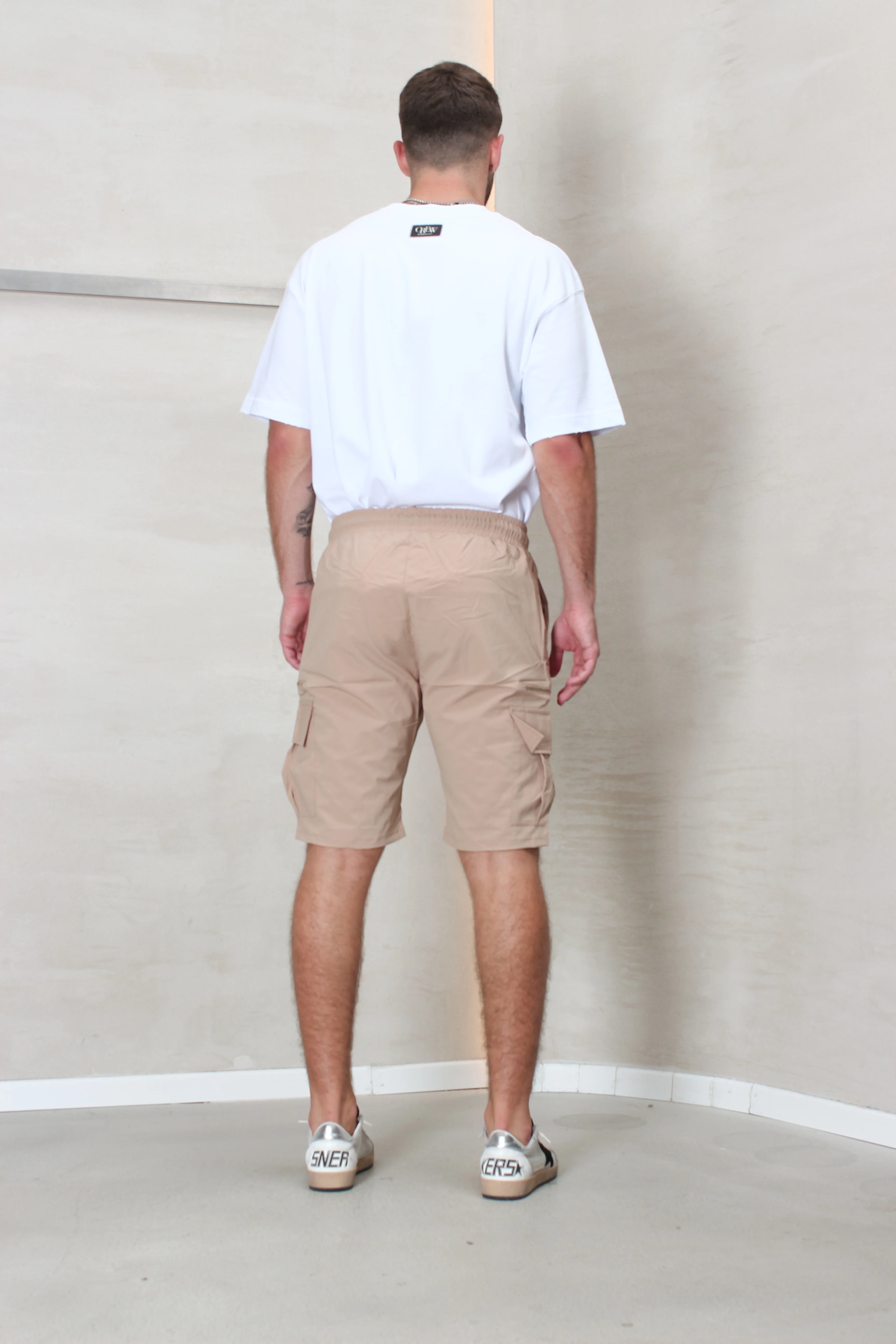 CREW Milano Short Cargo Pants Zipper Wide Pocket - Image 35