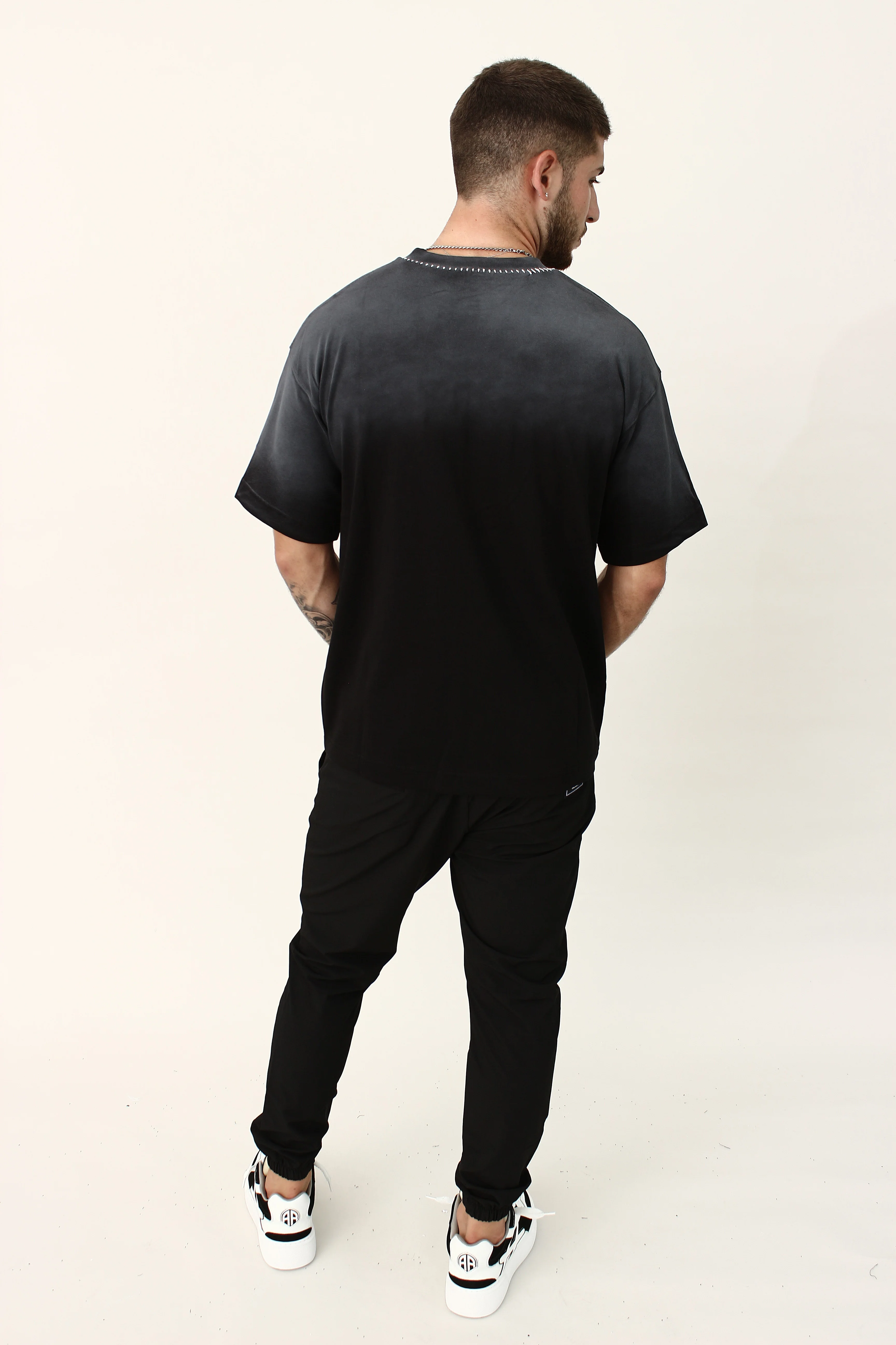CREW Milano Spray Neck Oversized T-Shirt - Image 4