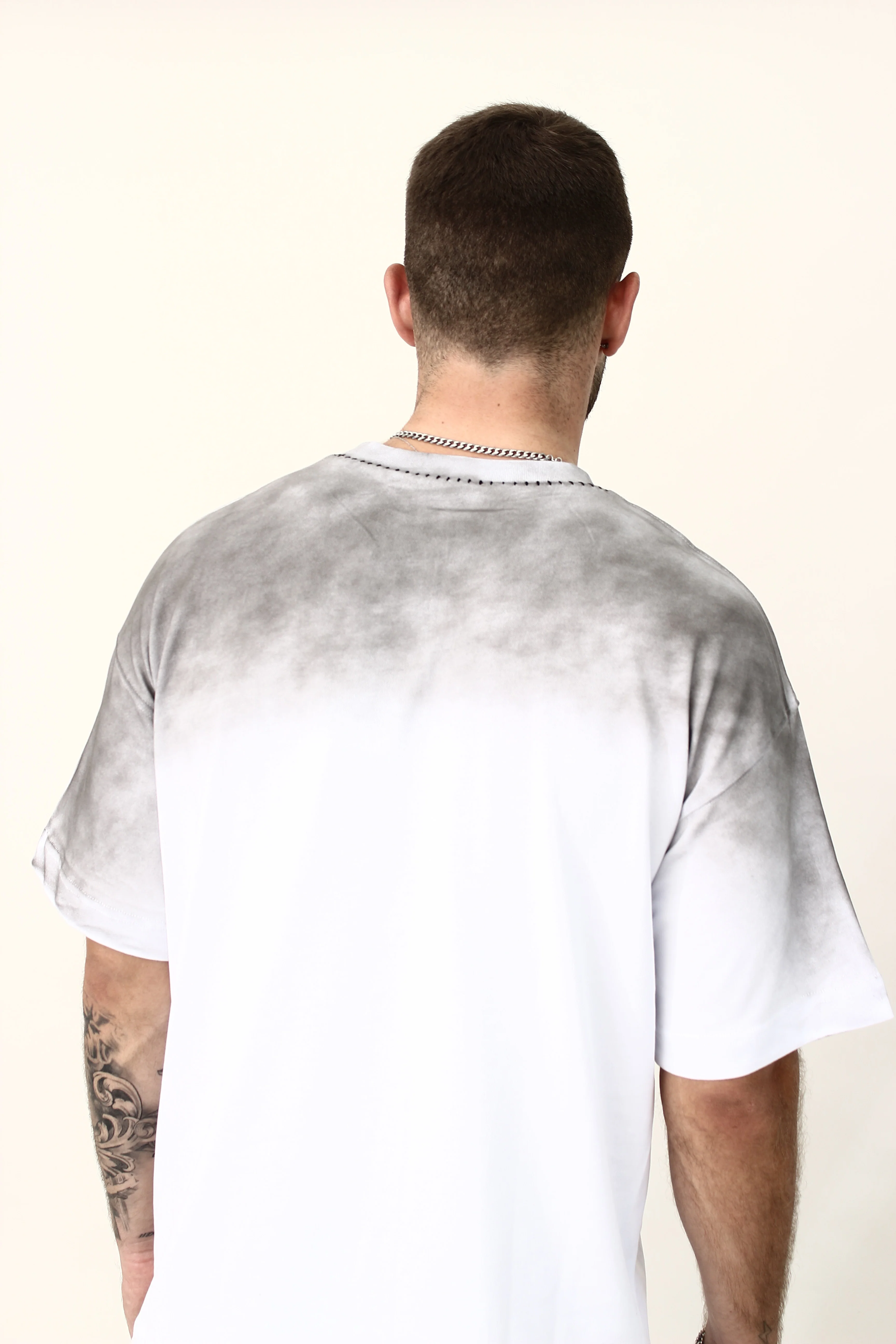 CREW Milano Spray Neck Oversized T-Shirt - Image 7