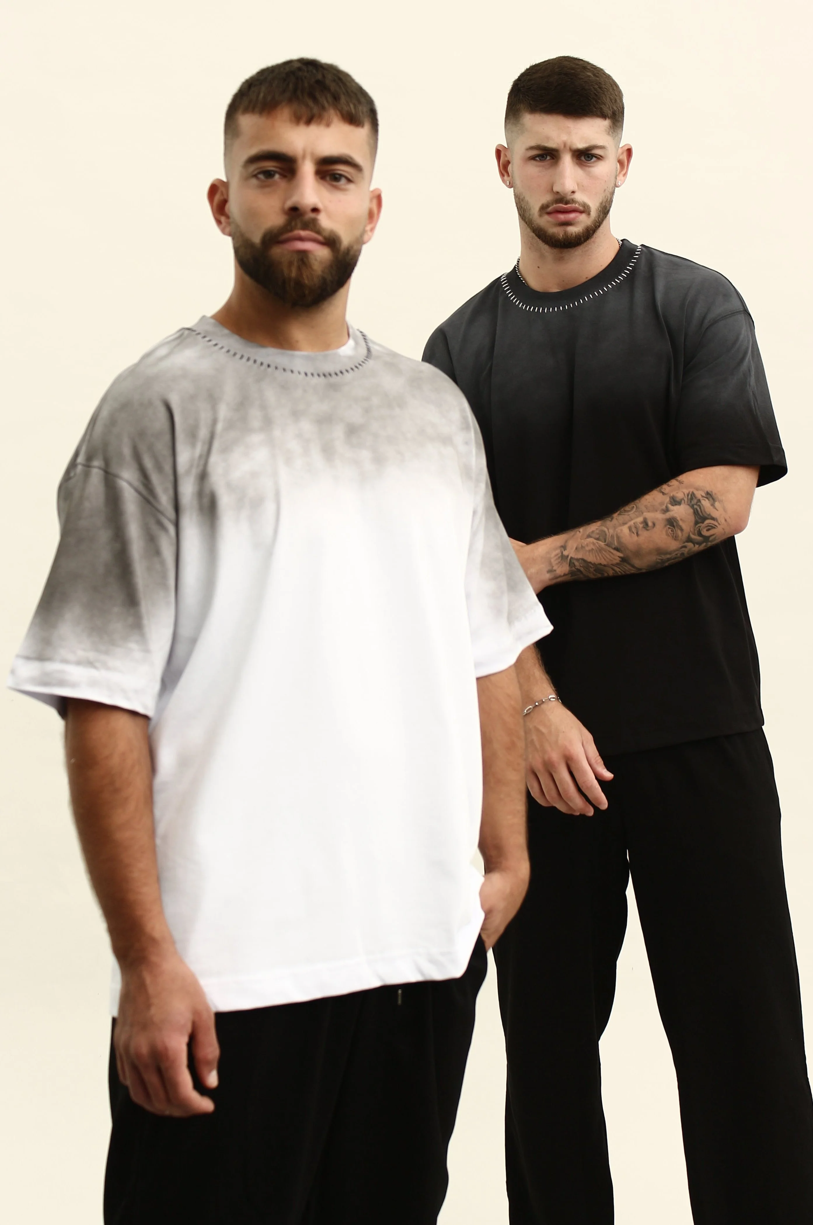 CREW Milano Spray Neck Oversized T-Shirt - Image 8