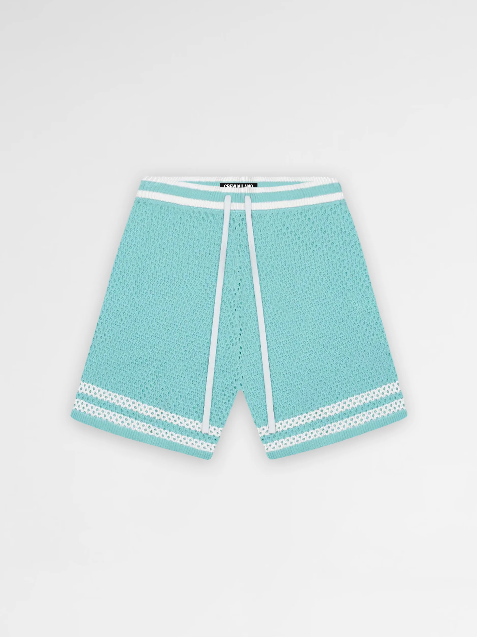 CREW Milano Tennis Shorts Knitwear Mint - Image 2