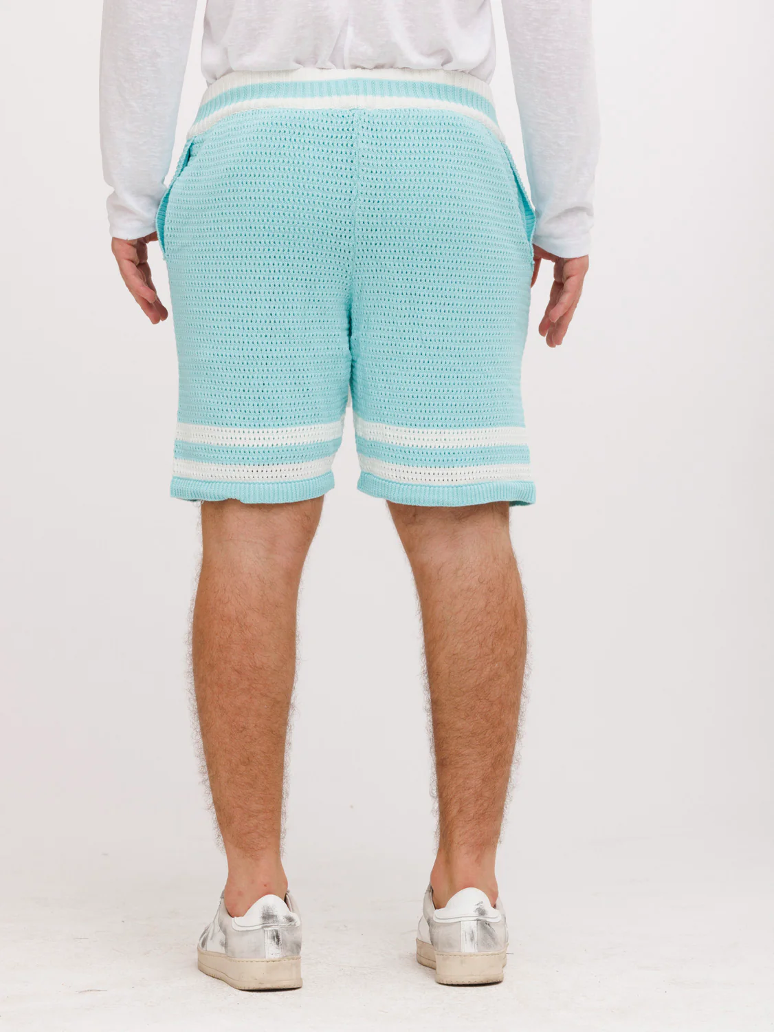 CREW Milano Tennis Shorts Knitwear Mint - Image 4