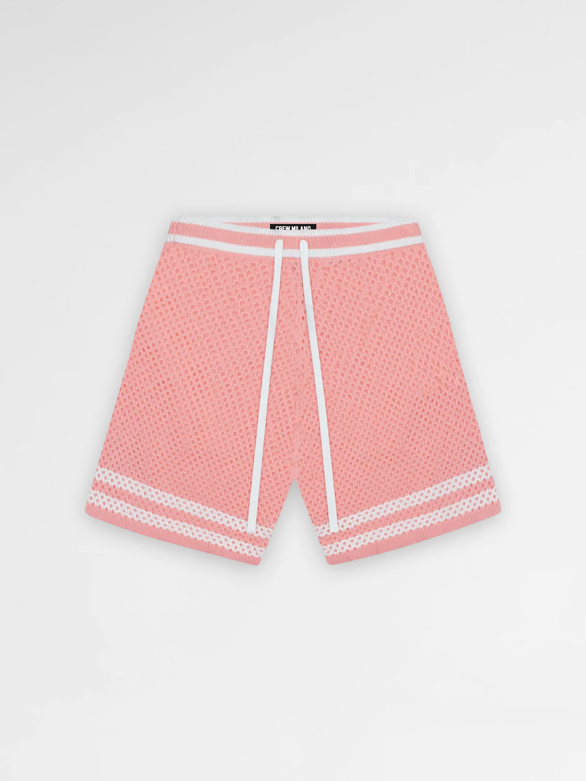 CREW Milano Tennis Shorts Knitwear Pink - Image 2