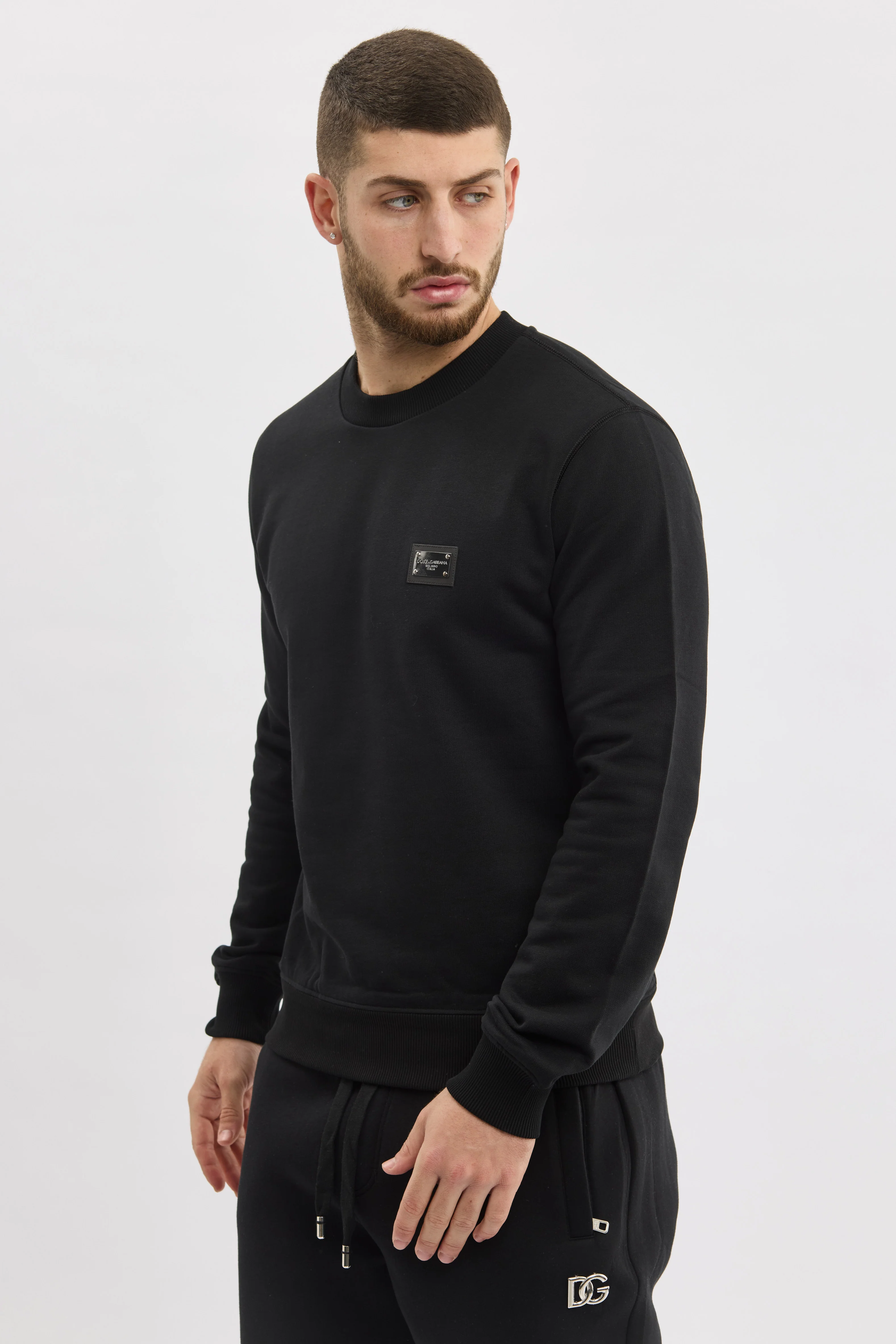 Dolce & Gabbana Black Logo Sweatshirt - Image 3