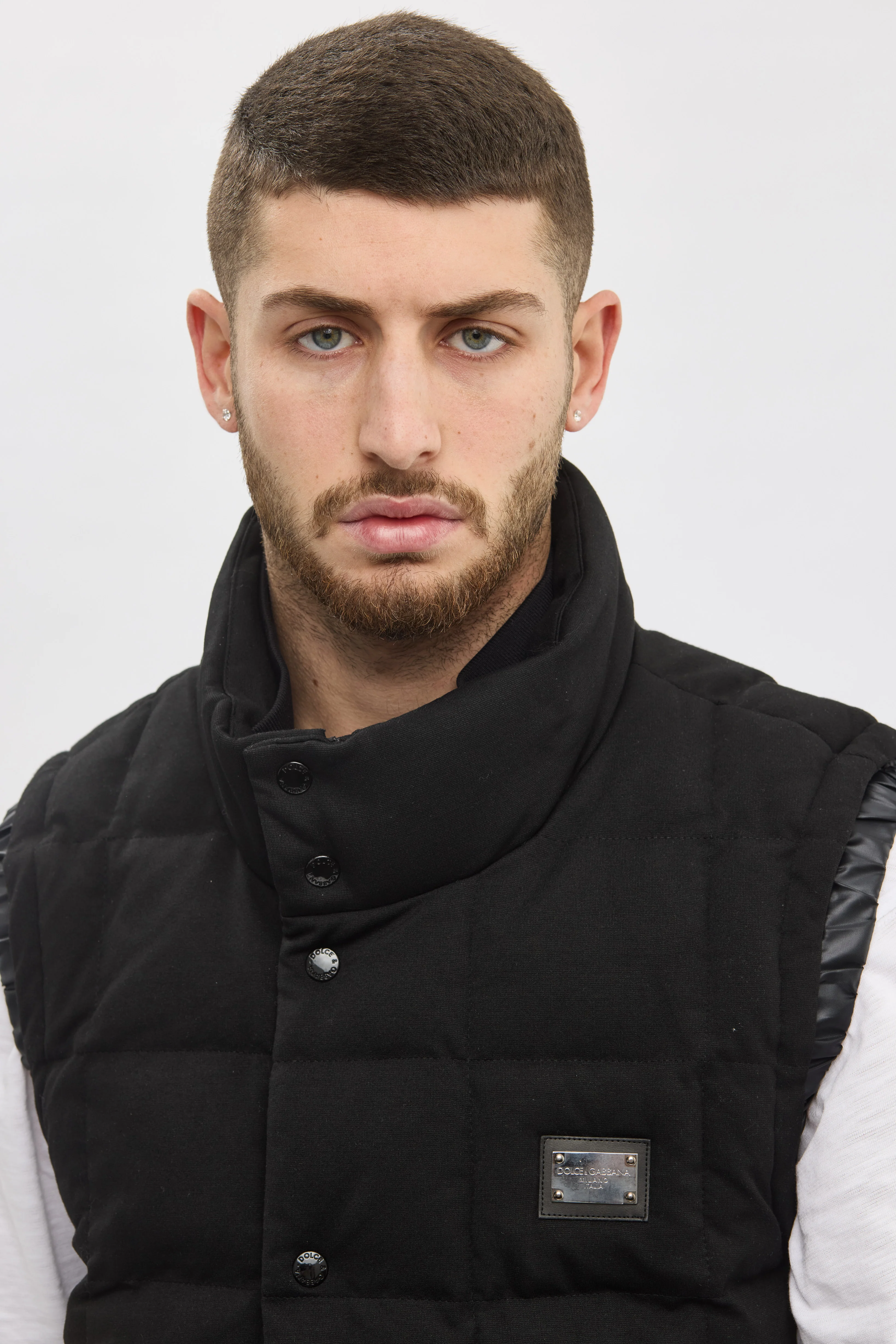 Dolce & Gabbana Black Padded Vest - Image 6