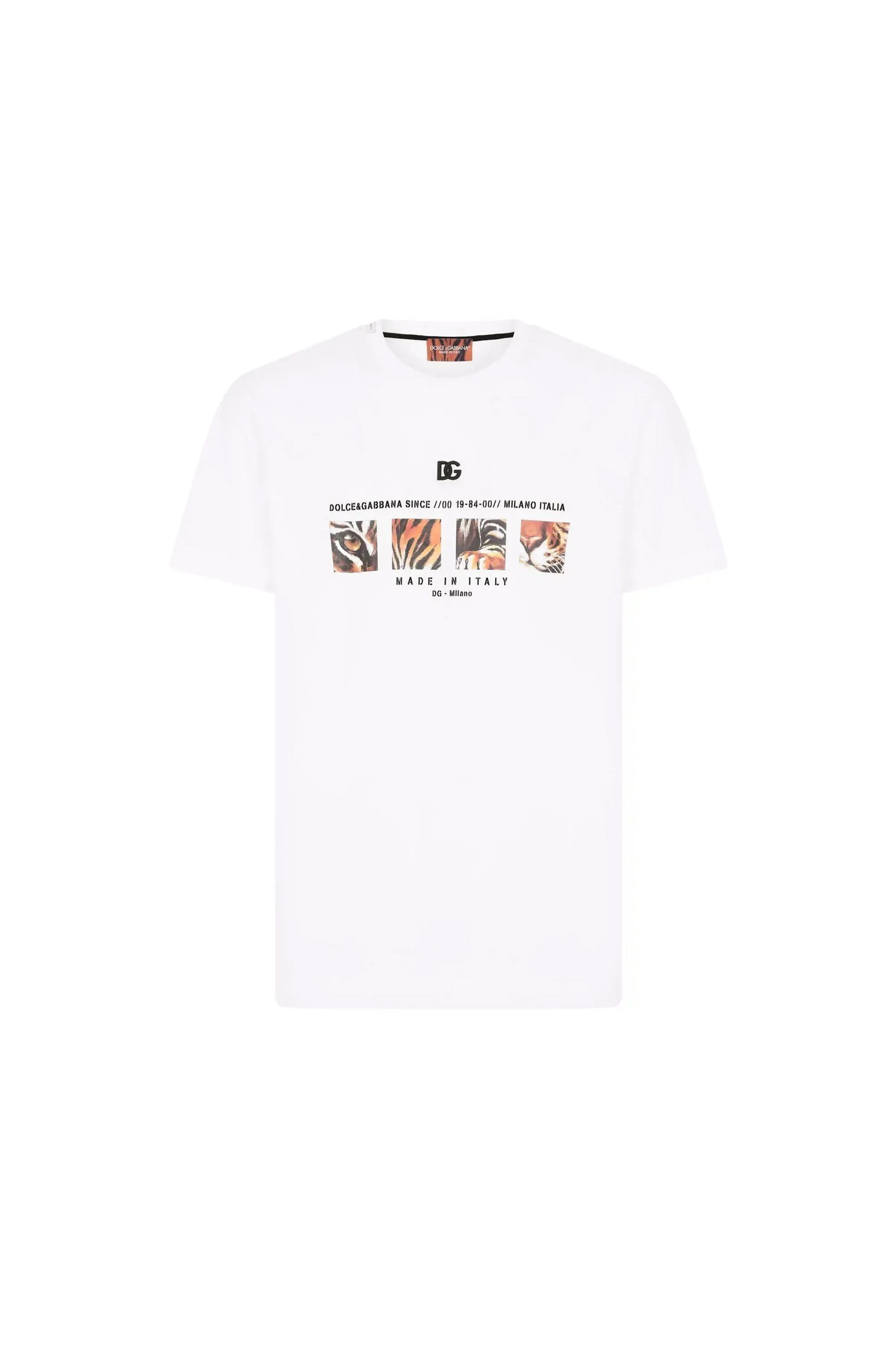 Dolce & Gabbana Cotton T-shirt with DG - Image 2