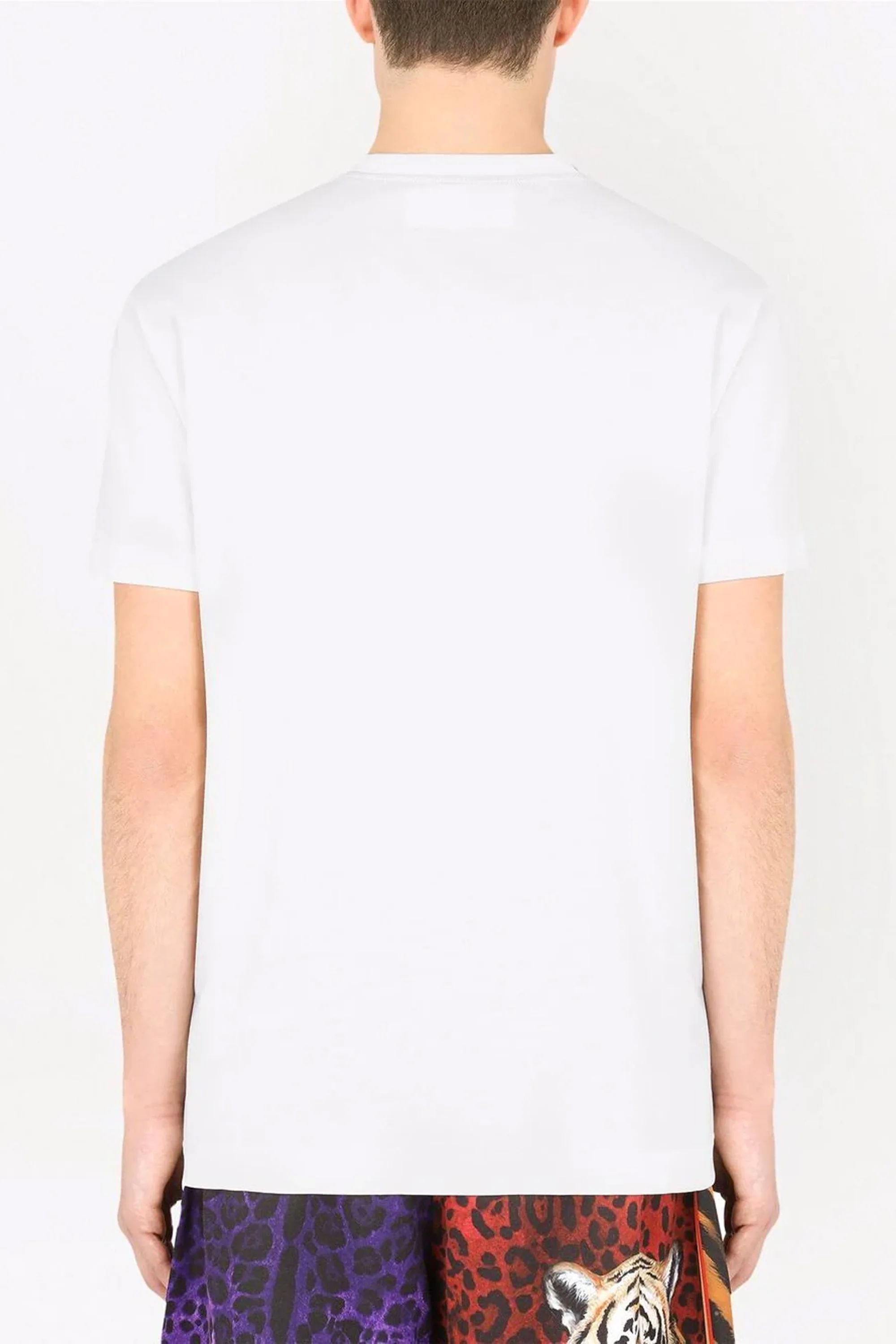 Dolce & Gabbana Cotton T-shirt with DG - Image 4