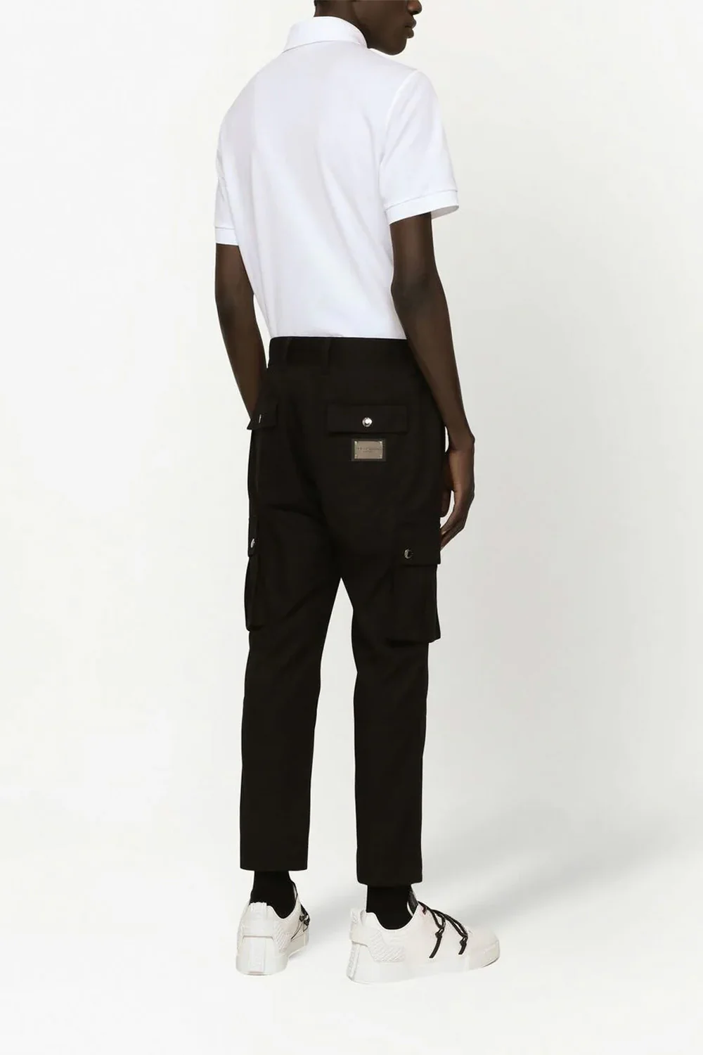 Dolce & Gabbana DG Essentials cotton piqué polo shirt - Image 3