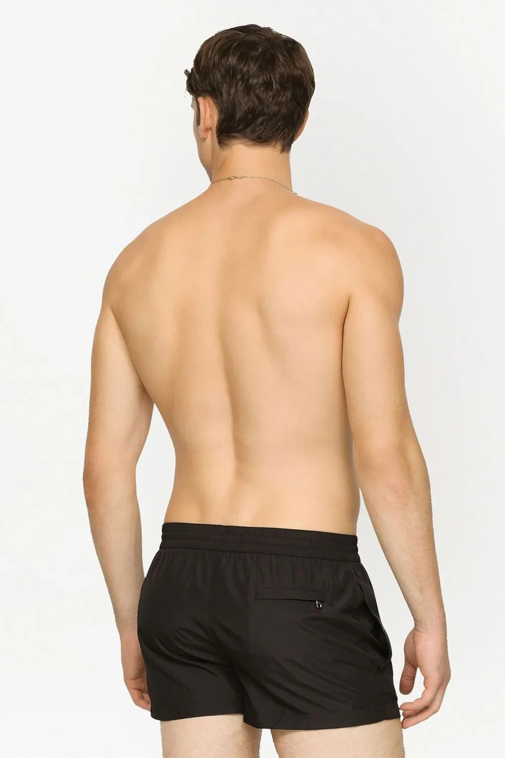 Dolce & Gabbana DG Essentials logo-plaque swim shorts - Image 3