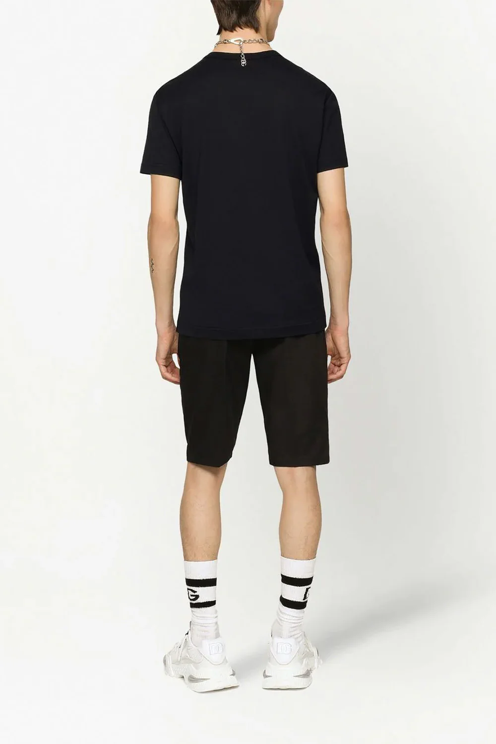 Dolce & Gabbana DG Essentials V-neck T-shirt - Image 4