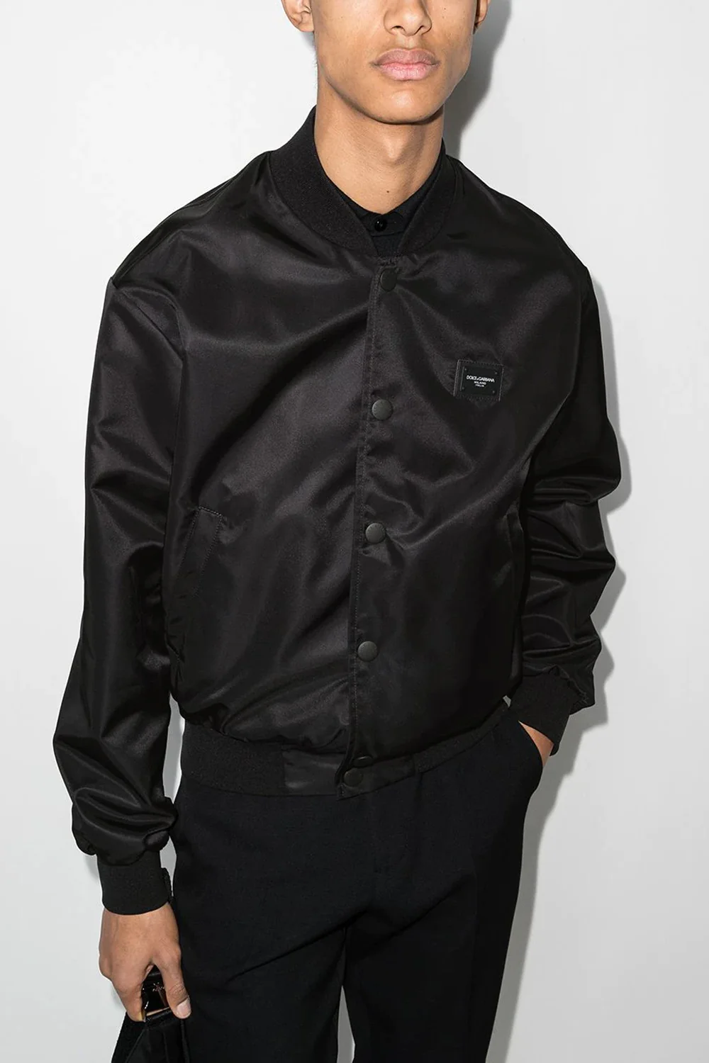 Dolce & Gabbana DG-plaque bomber jacket - Image 3