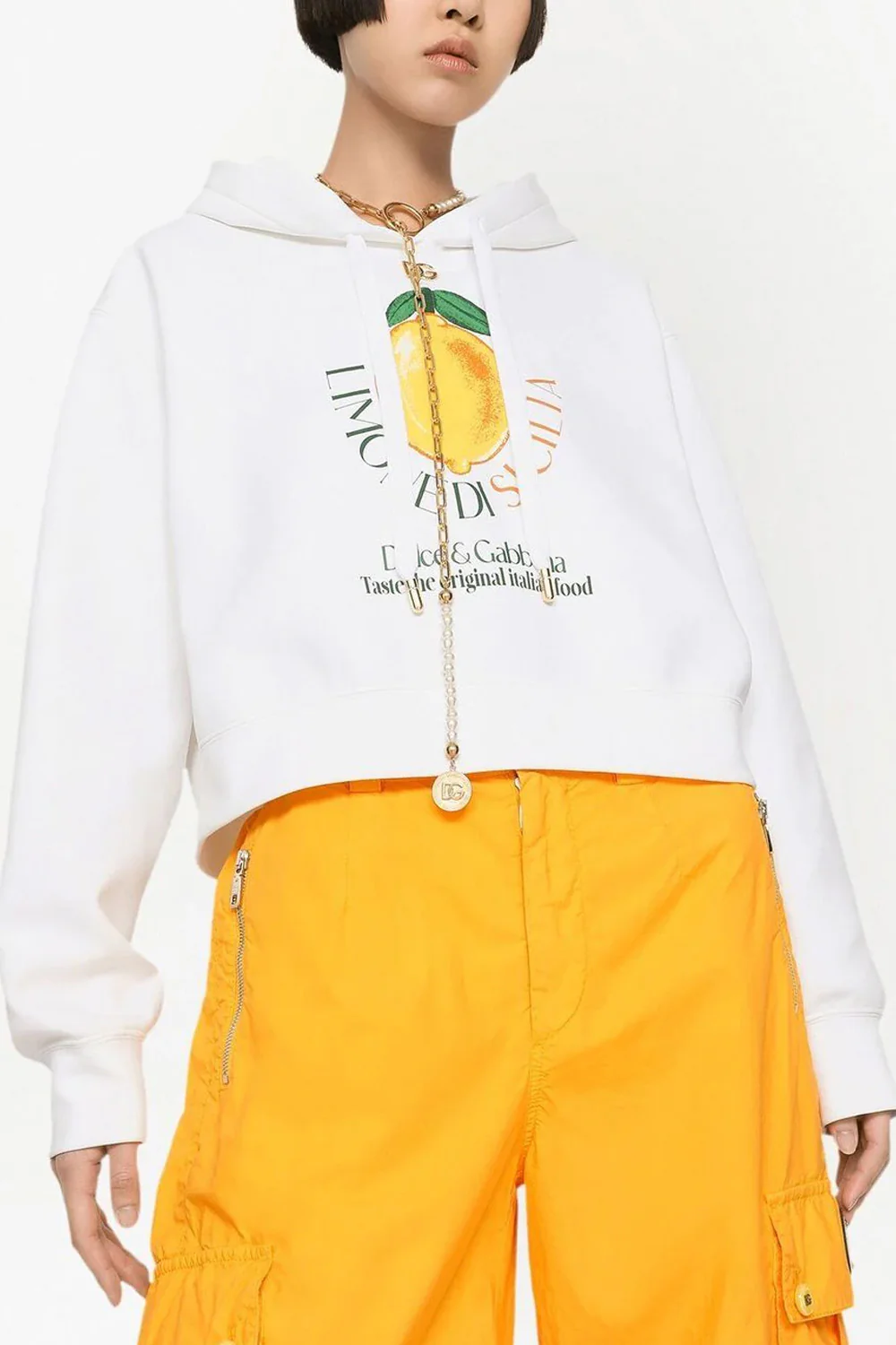 Dolce & Gabbana graphic-print drawstring hoodie - Image 2