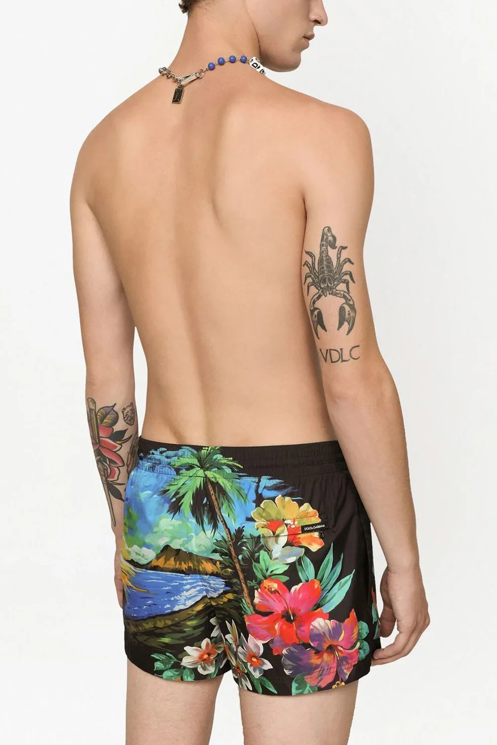 Dolce & Gabbana Hawaiian print swim shorts - Image 4