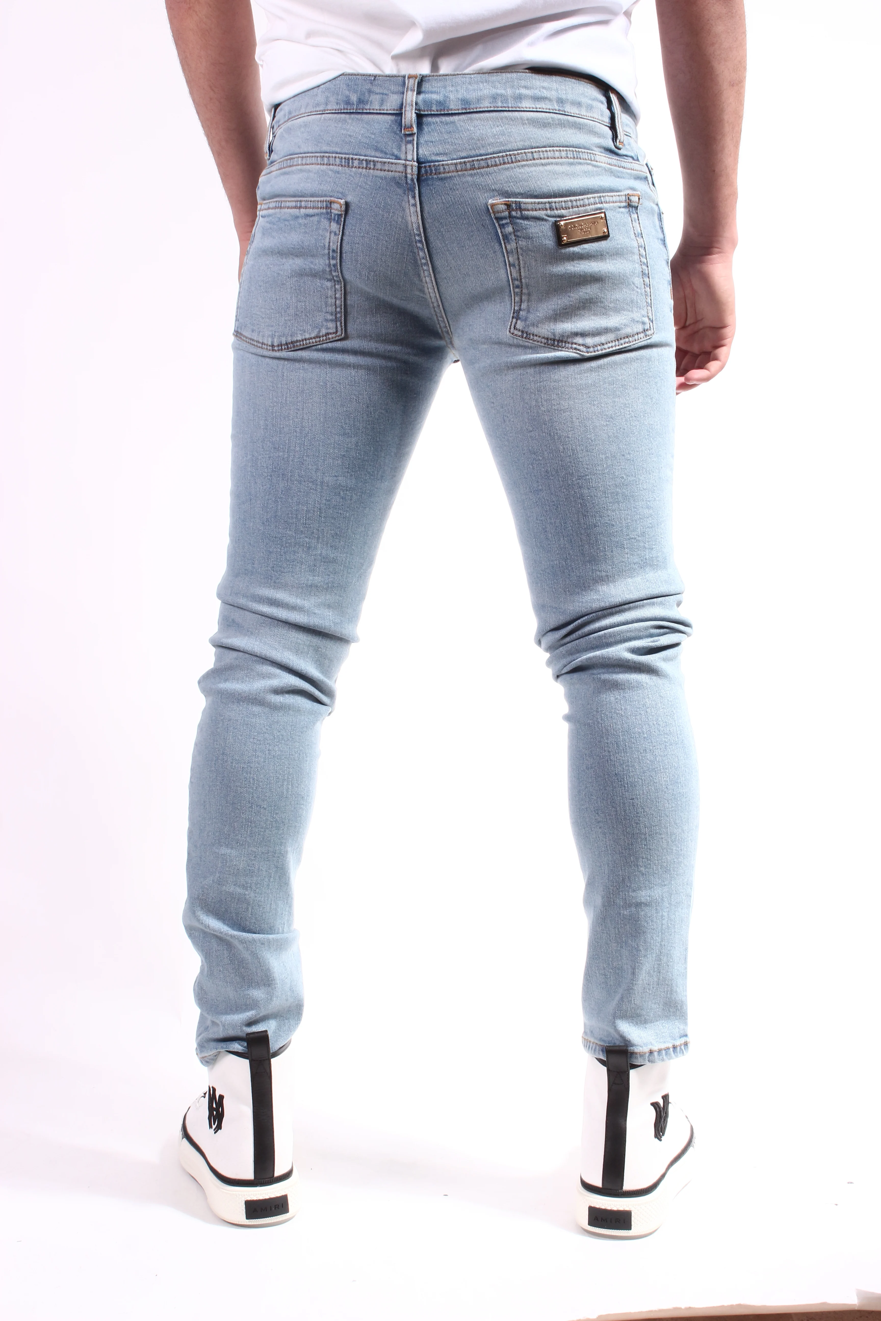 Dolce & Gabbana Light Blue Jeans Skinny - Image 4