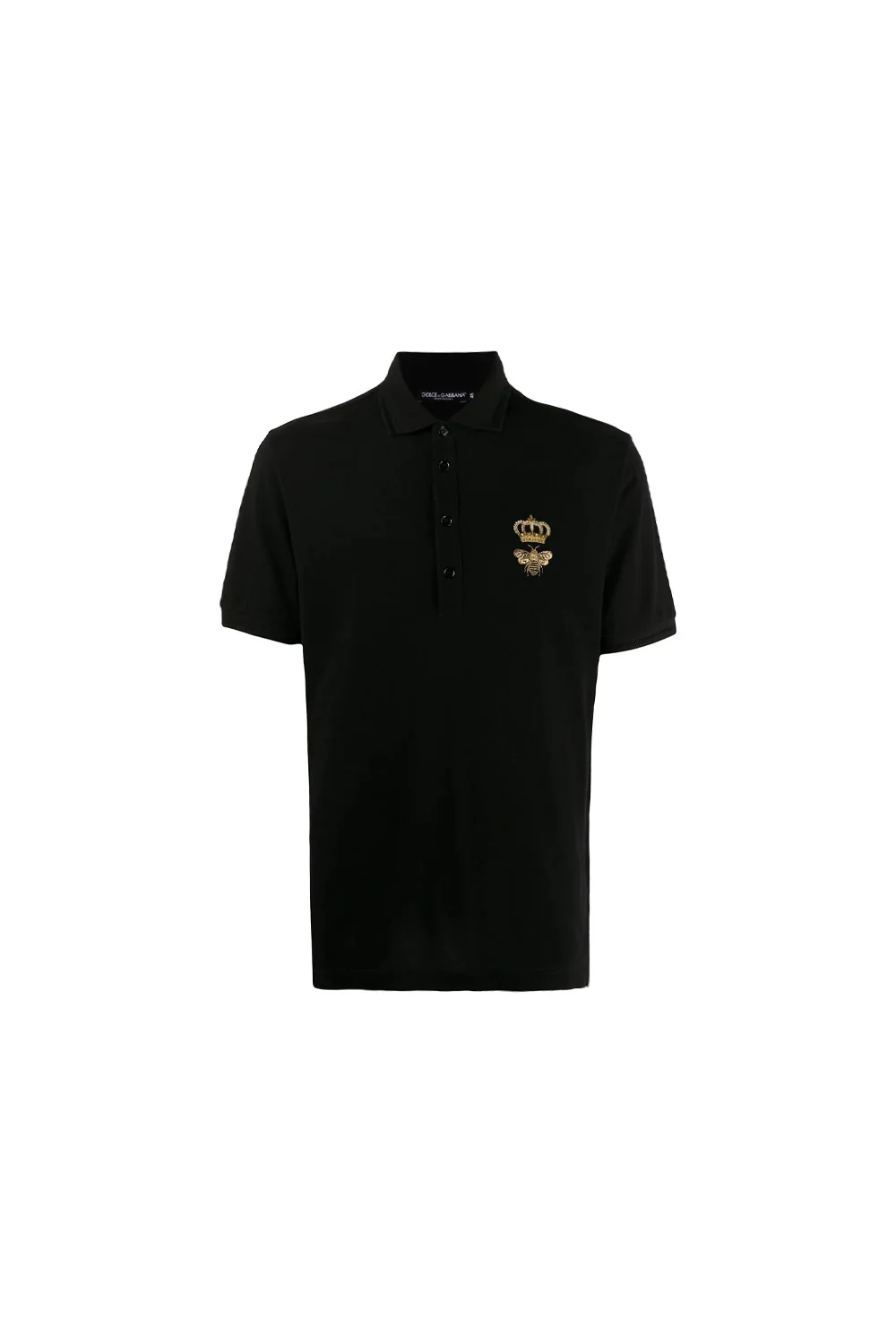 Dolce & Gabbana logo embroidered polo shirt