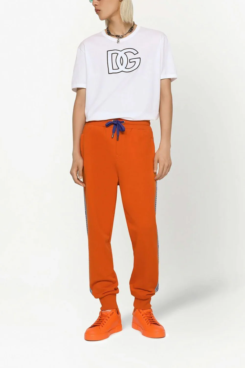 Dolce & Gabbana logo-monogram-print T-shirt - Image 4