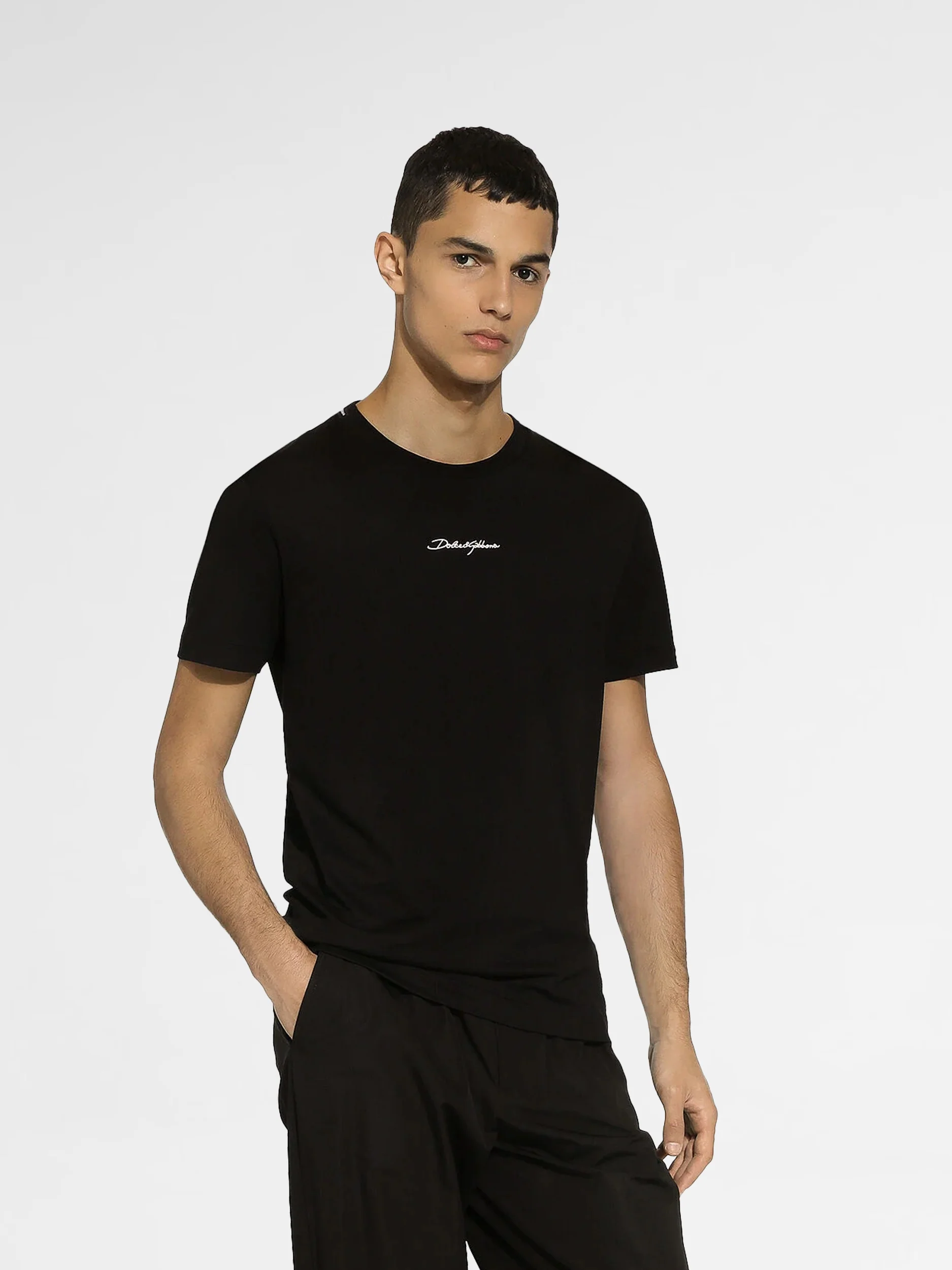 Dolce & Gabbana logo-print cotton T-shirt
