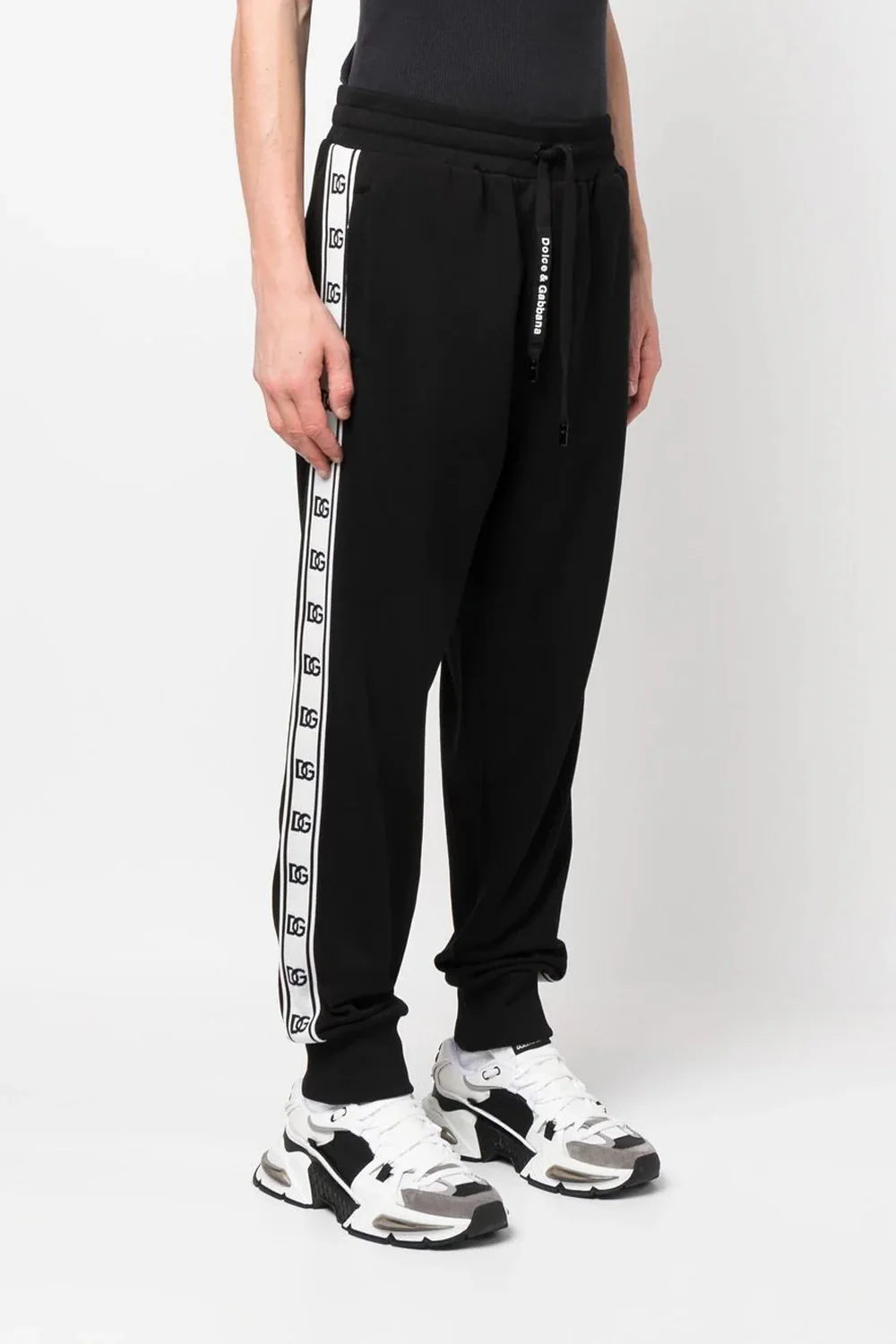 Dolce & Gabbana logo-tape track pants - Image 3
