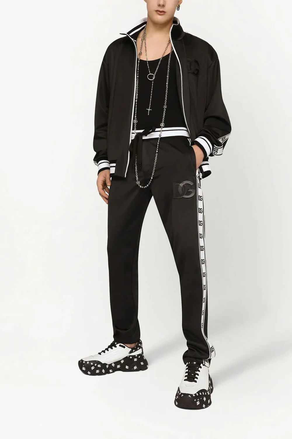 Dolce & Gabbana logo-tape track trousers - Image 4