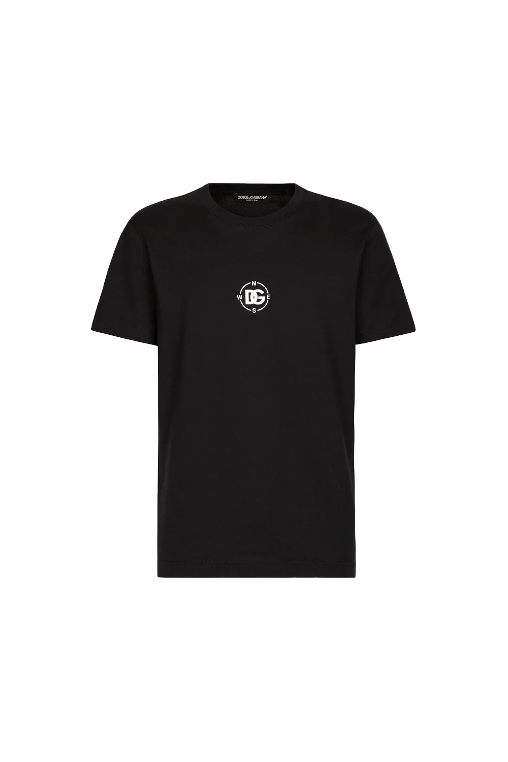 Dolce & Gabbana Short-sleeved cotton T-shirt with Marina print - Image 2