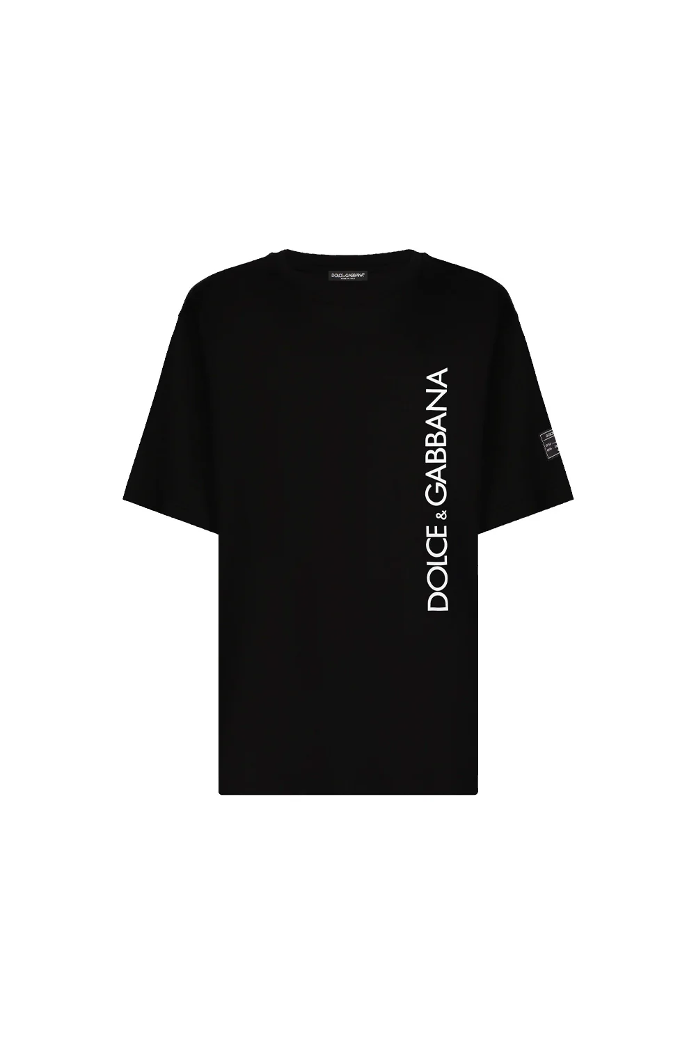 Dolce & Gabbana Short-sleeved T-shirt with vertical logo print - Image 2
