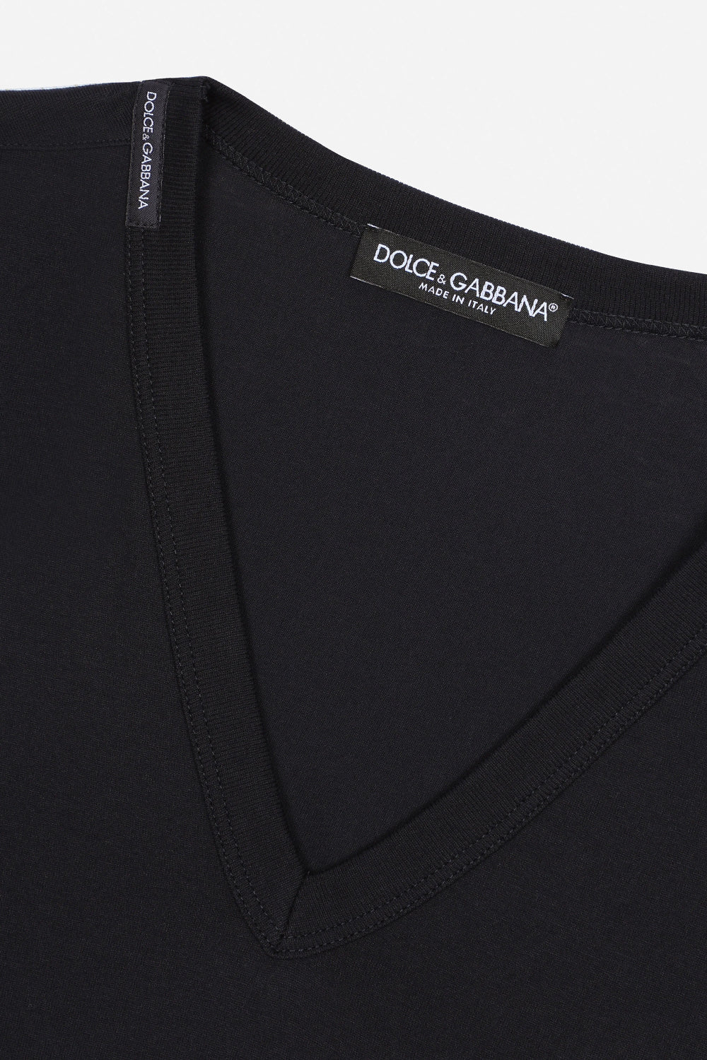 Dolce & Gabbana T-shirt neck logo tag black - Image 2