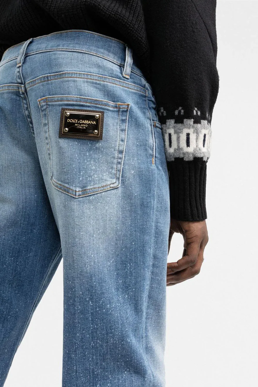 Dolce & Gabbana washed denim slim-cut jeans - Image 2